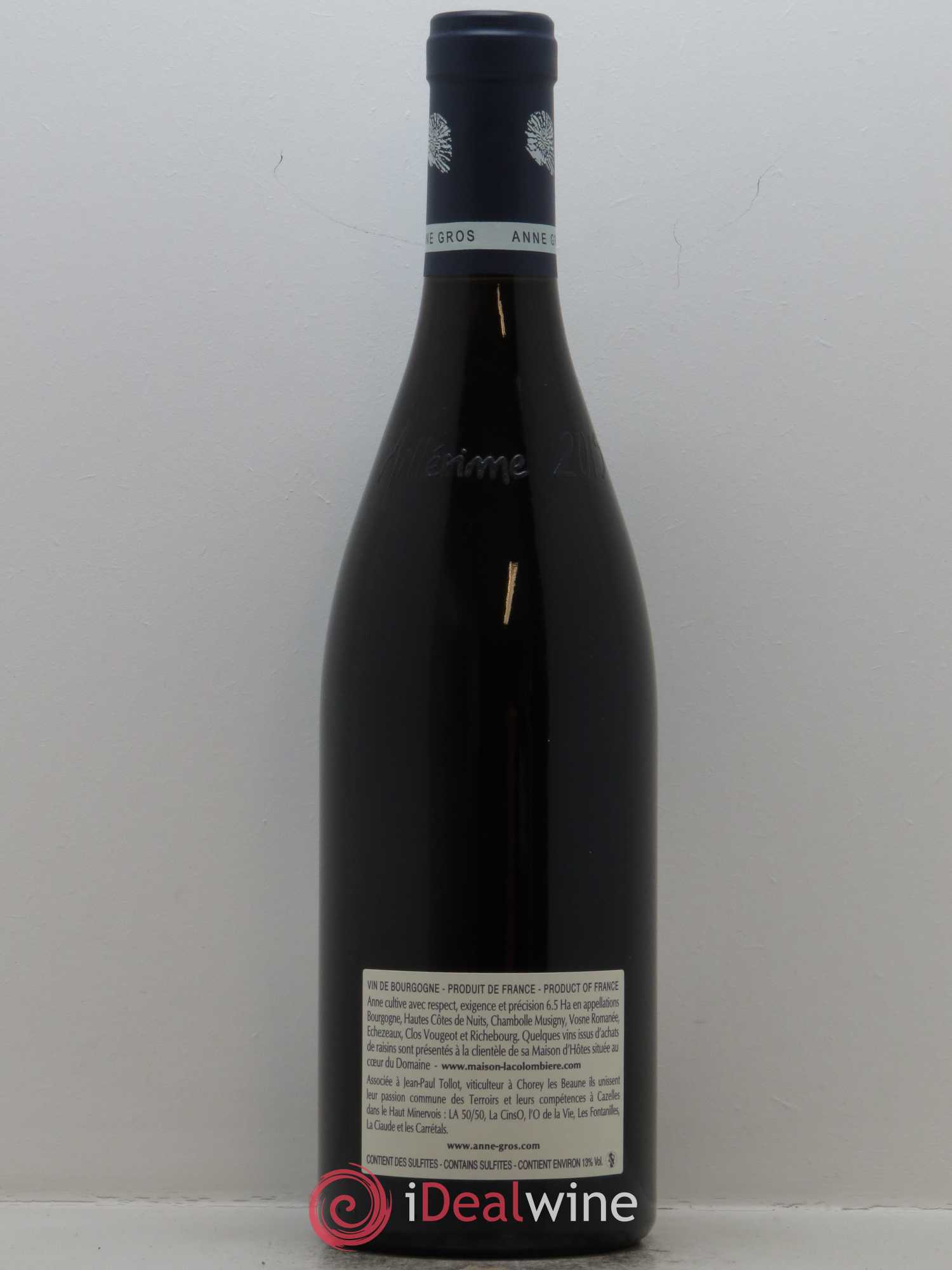 Bourgogne Pinot Noir Anne Gros 2015 - Lot de 1 bouteille - 1