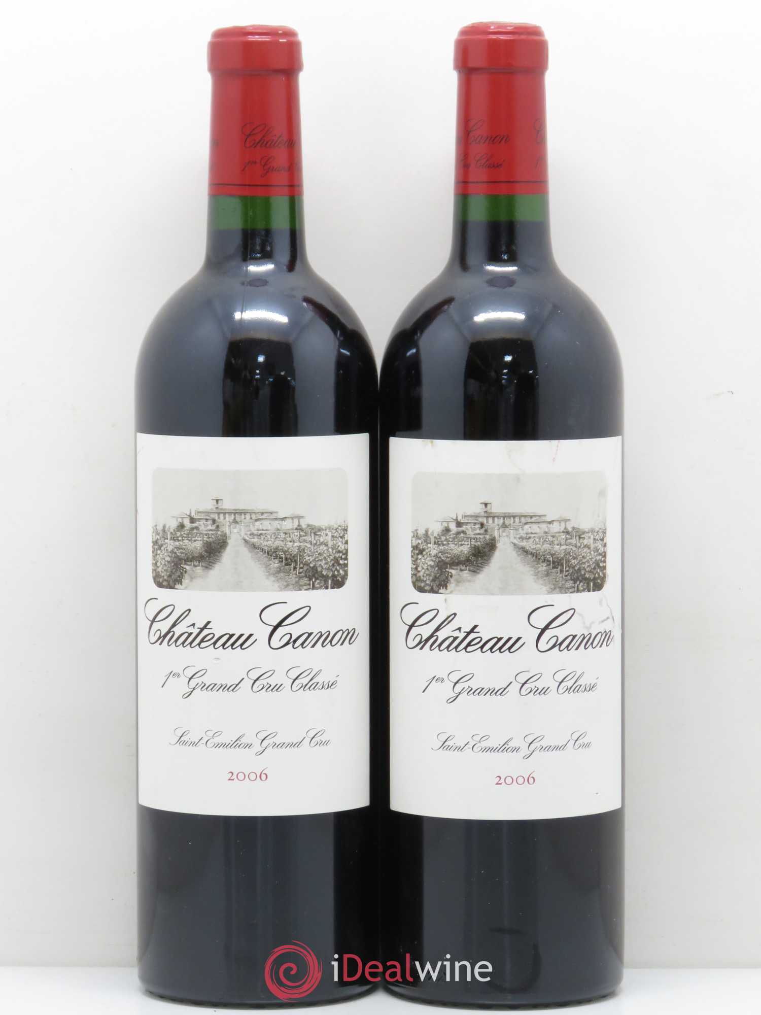 Château Canon 1er Grand Cru Classé B 2006 - Lot de 2 bouteilles - 0