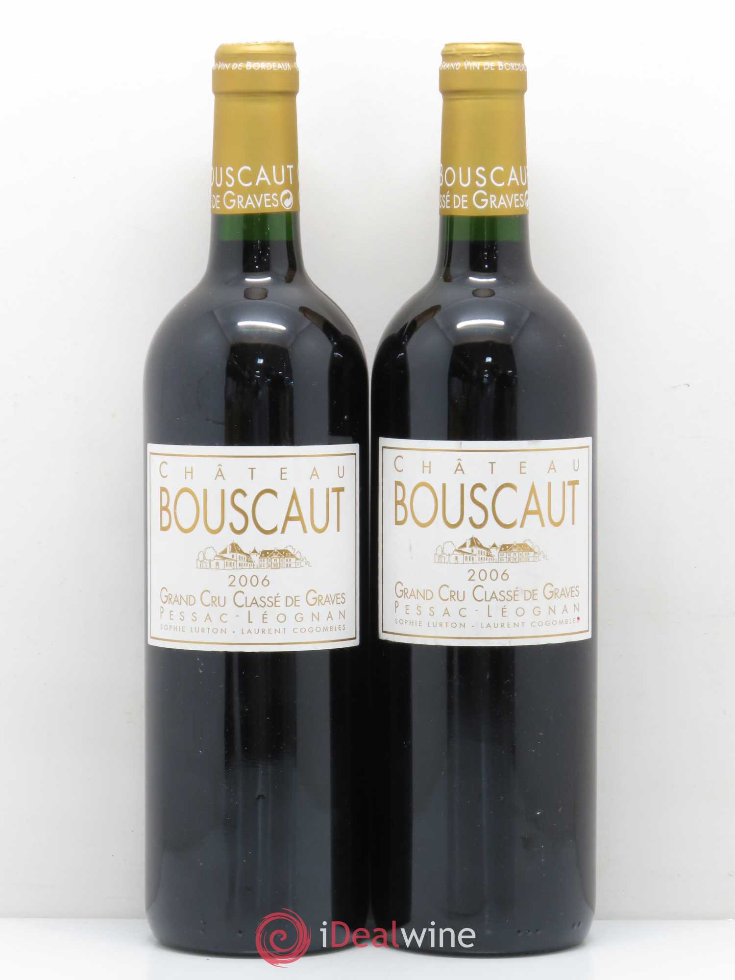 Château Bouscaut Cru Classé de Graves 2006 - Lot de 2 bouteilles - 0