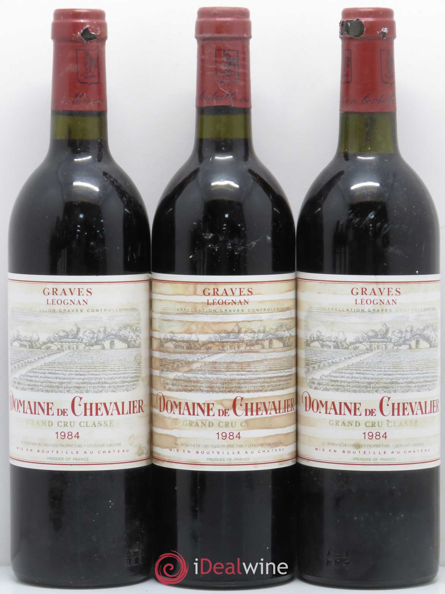 Domaine de Chevalier Cru Classé de Graves 1984 - Lot de 6 bouteilles - 1