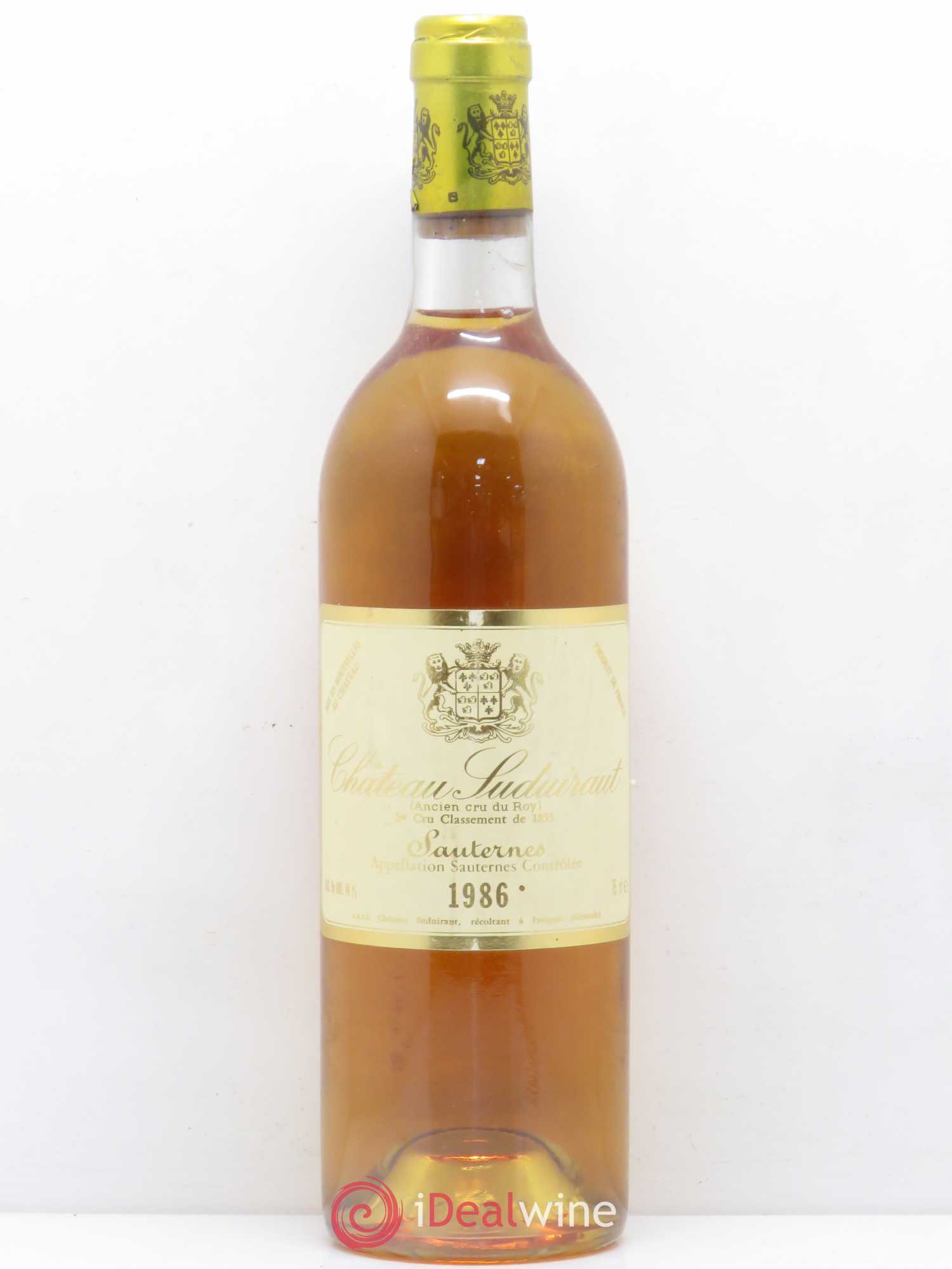 Château Suduiraut 1er Grand Cru Classé 1986 - Lotto di 1 bottiglia - 0