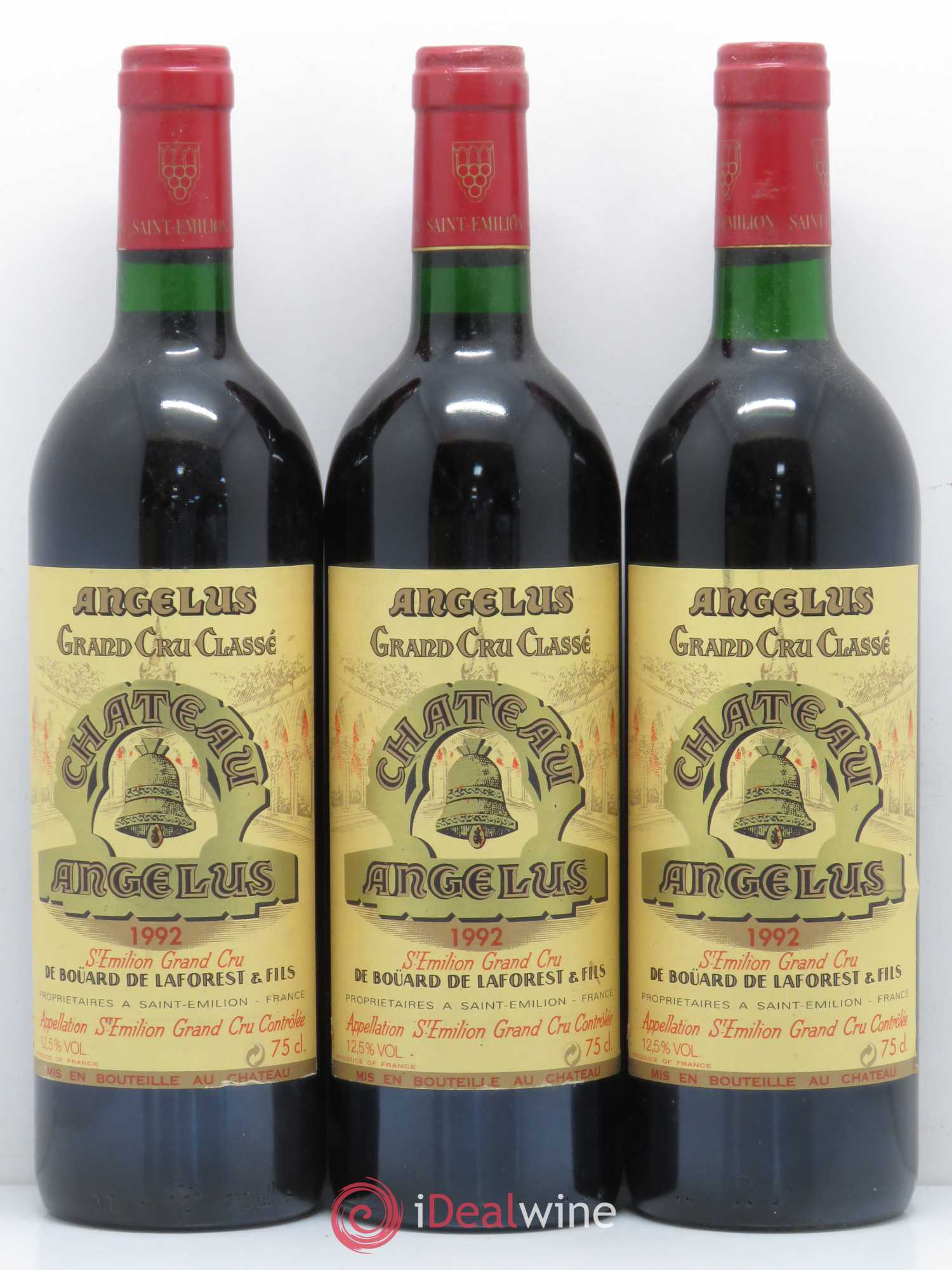 Château Angélus 1er Grand Cru Classé A 1992 - Lot de 6 bouteilles - 2