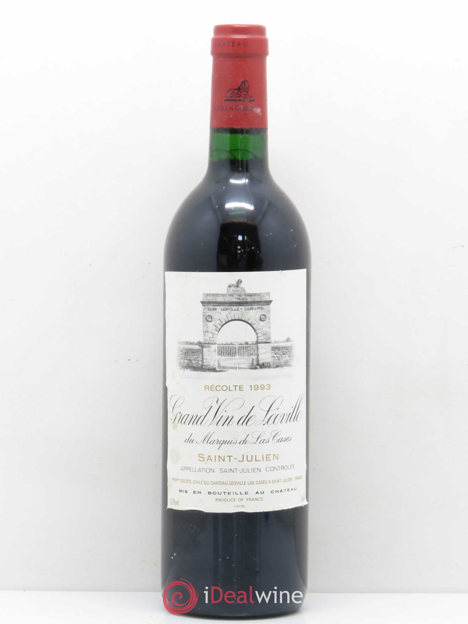 Château Léoville Las Cases 2ème Grand Cru Classé 1993 - Lot de 1 bouteille - 0