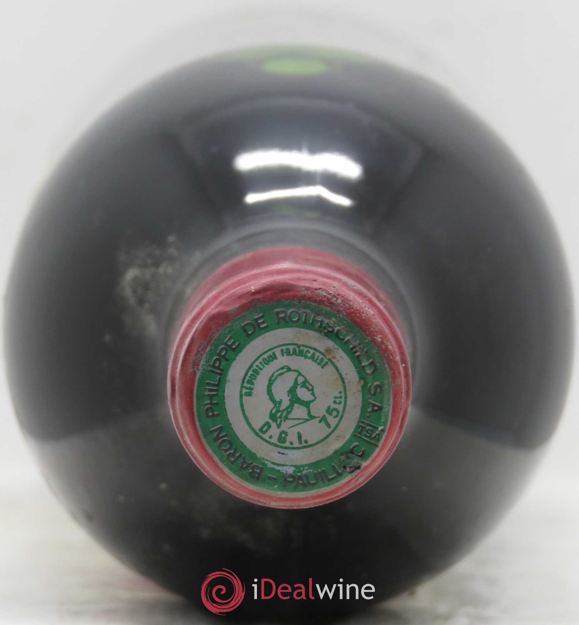 Château Mouton Rothschild 1er Grand Cru Classé 1975 - Lot de 1 bouteille - 1