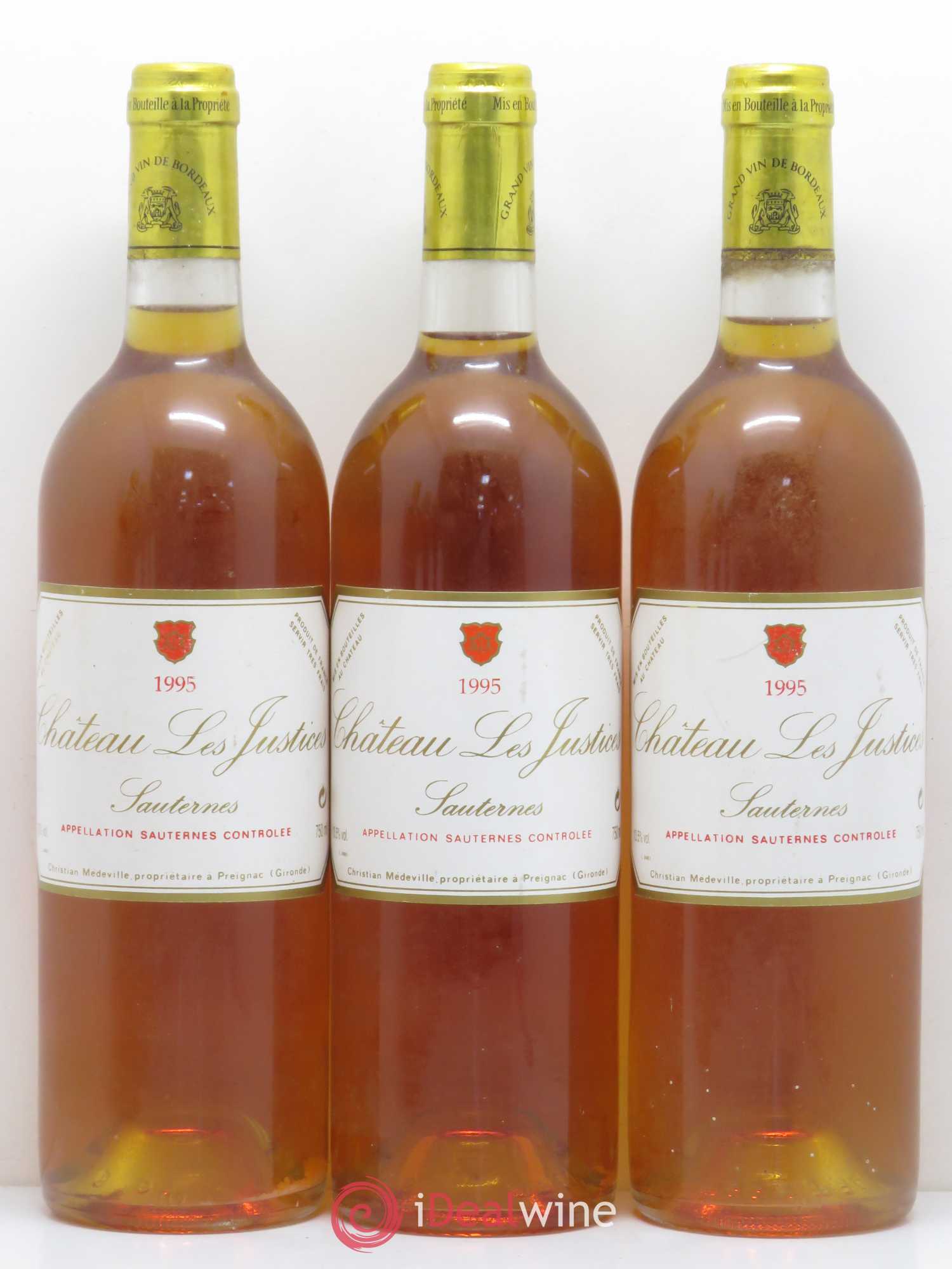 Château les Justices Cru Bourgeois 1995 - Lotto di 6 bottiglie - 2