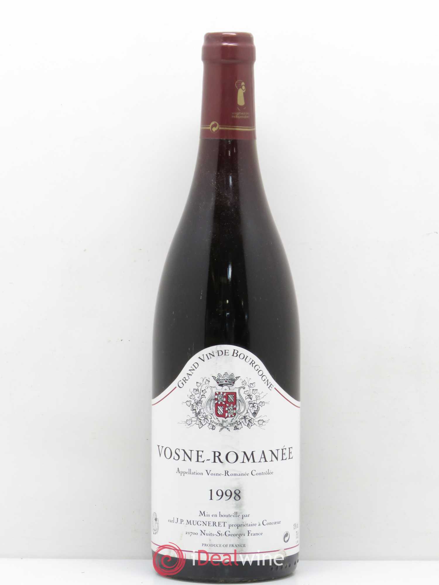 Vosne-Romanée Jean-Pierre Mugneret 1998 - Lot de 1 bouteille - 0