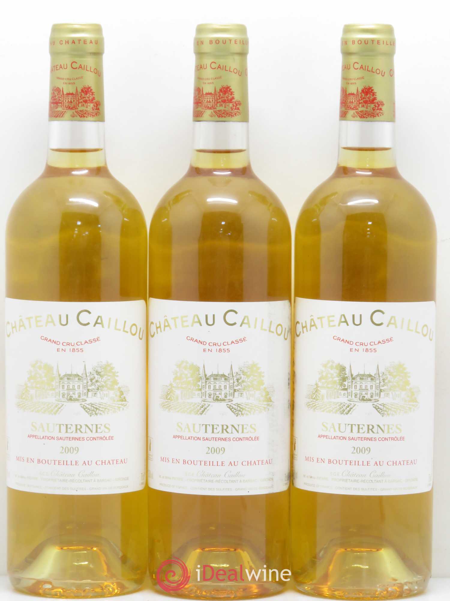 Château du Caillou 2009 - Lot de 3 bouteilles - 0