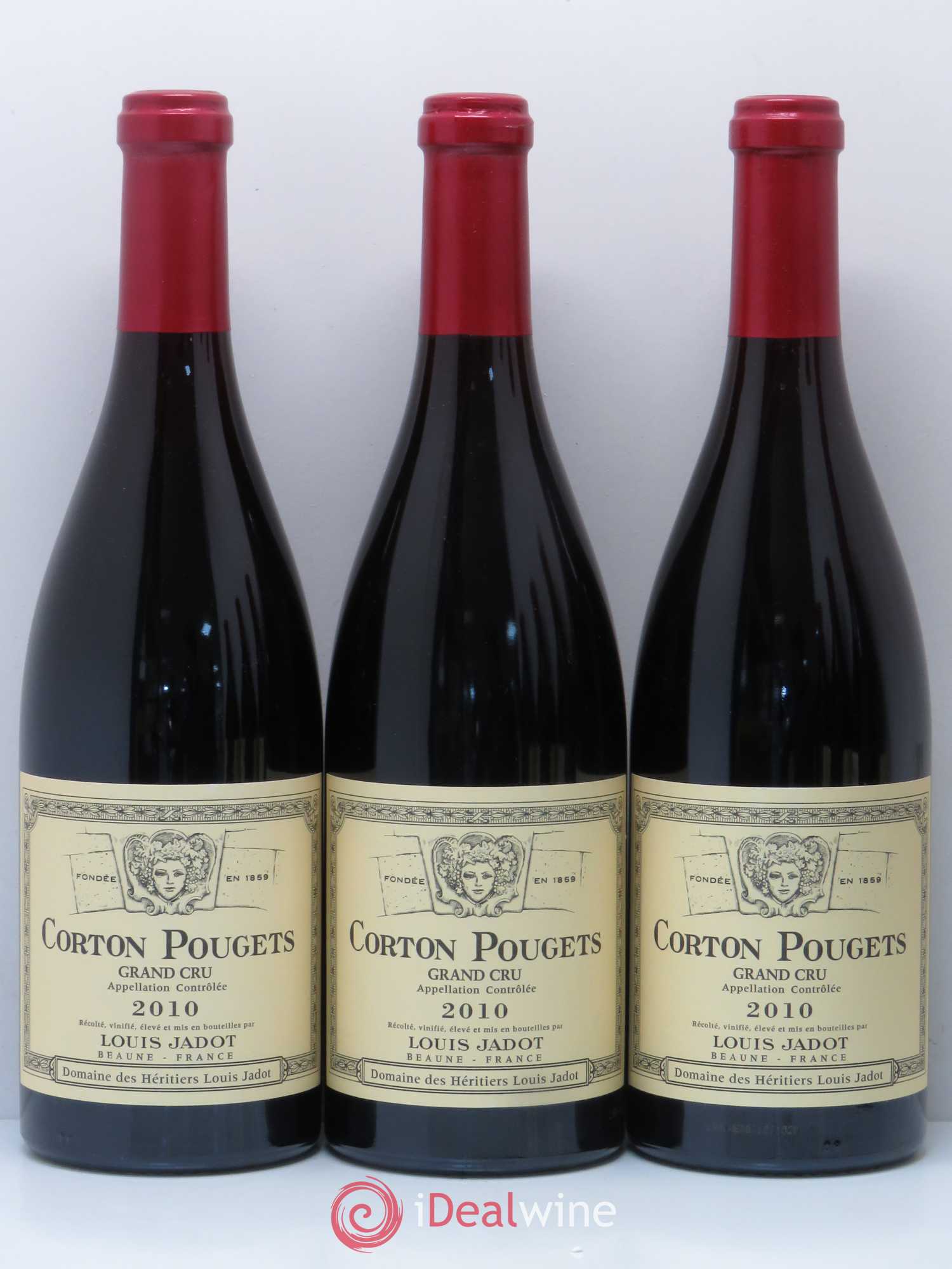Corton Grand Cru Pougets Maison Louis Jadot 2010 - Lot de 6 bouteilles - 1