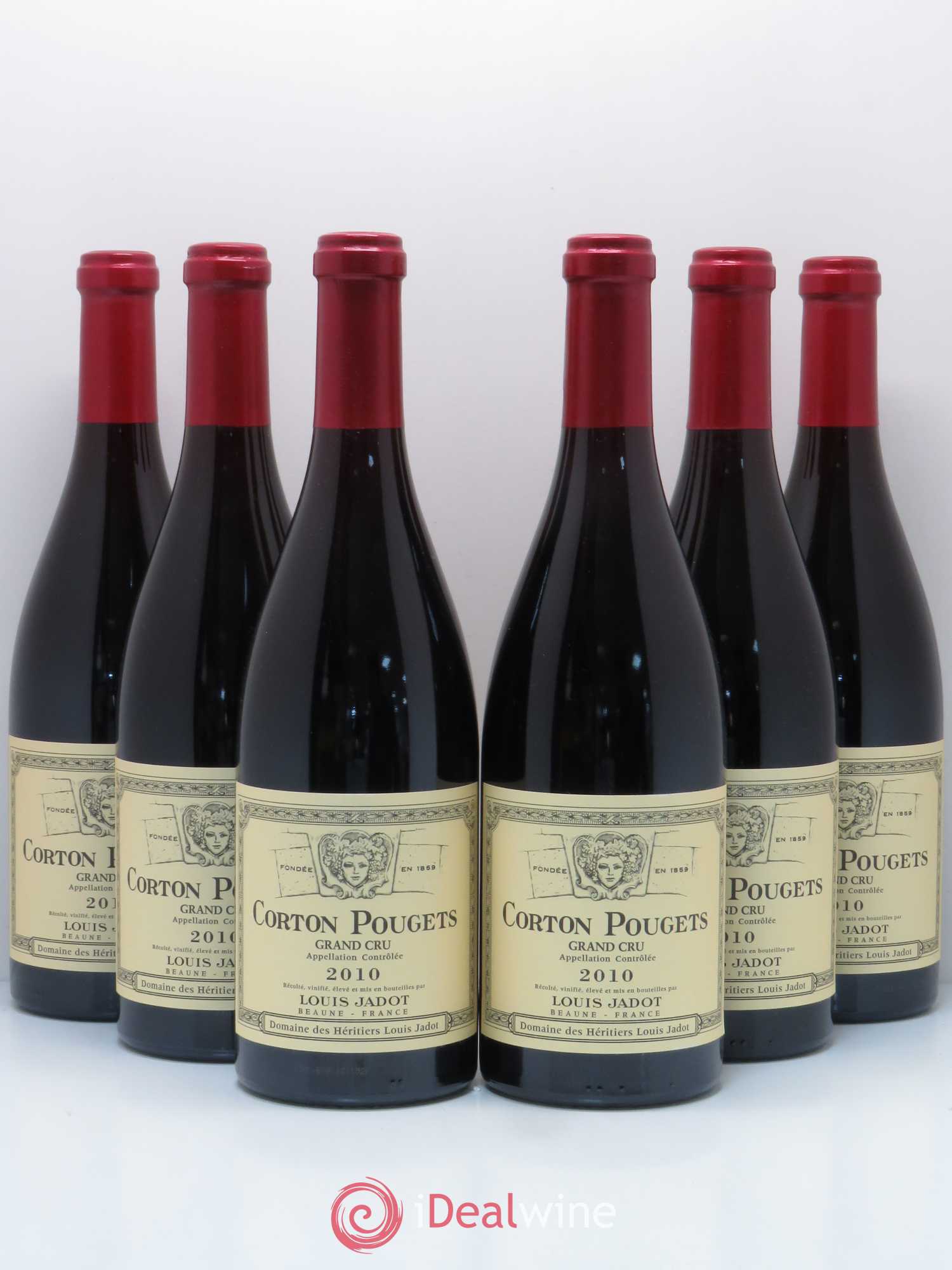 Corton Grand Cru Pougets Maison Louis Jadot 2010 - Lot de 6 bouteilles - 0
