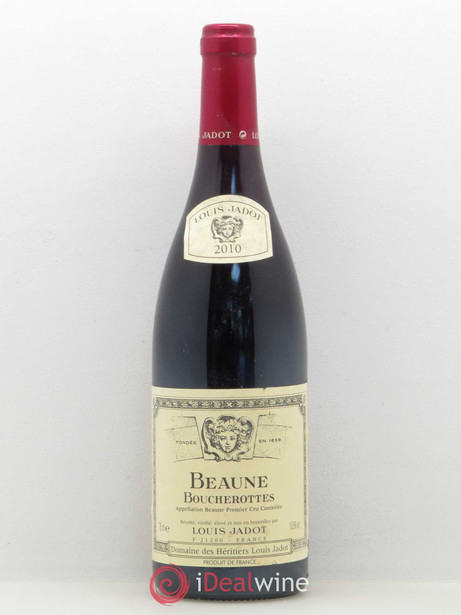 Beaune 1er Cru Boucherottes Maison Louis Jadot 2010 - Lot de 1 bouteille - 0