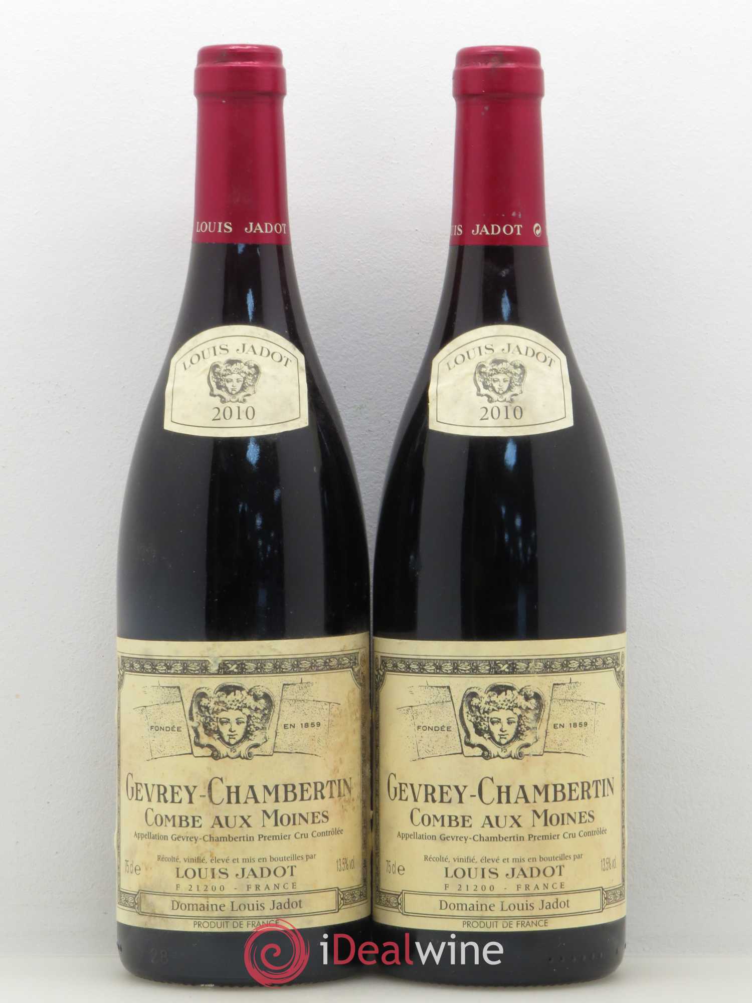 Gevrey-Chambertin 1er Cru Combe Aux Moines Domaine Louis Jadot 2010 - Posten von 2 Flaschen - 0