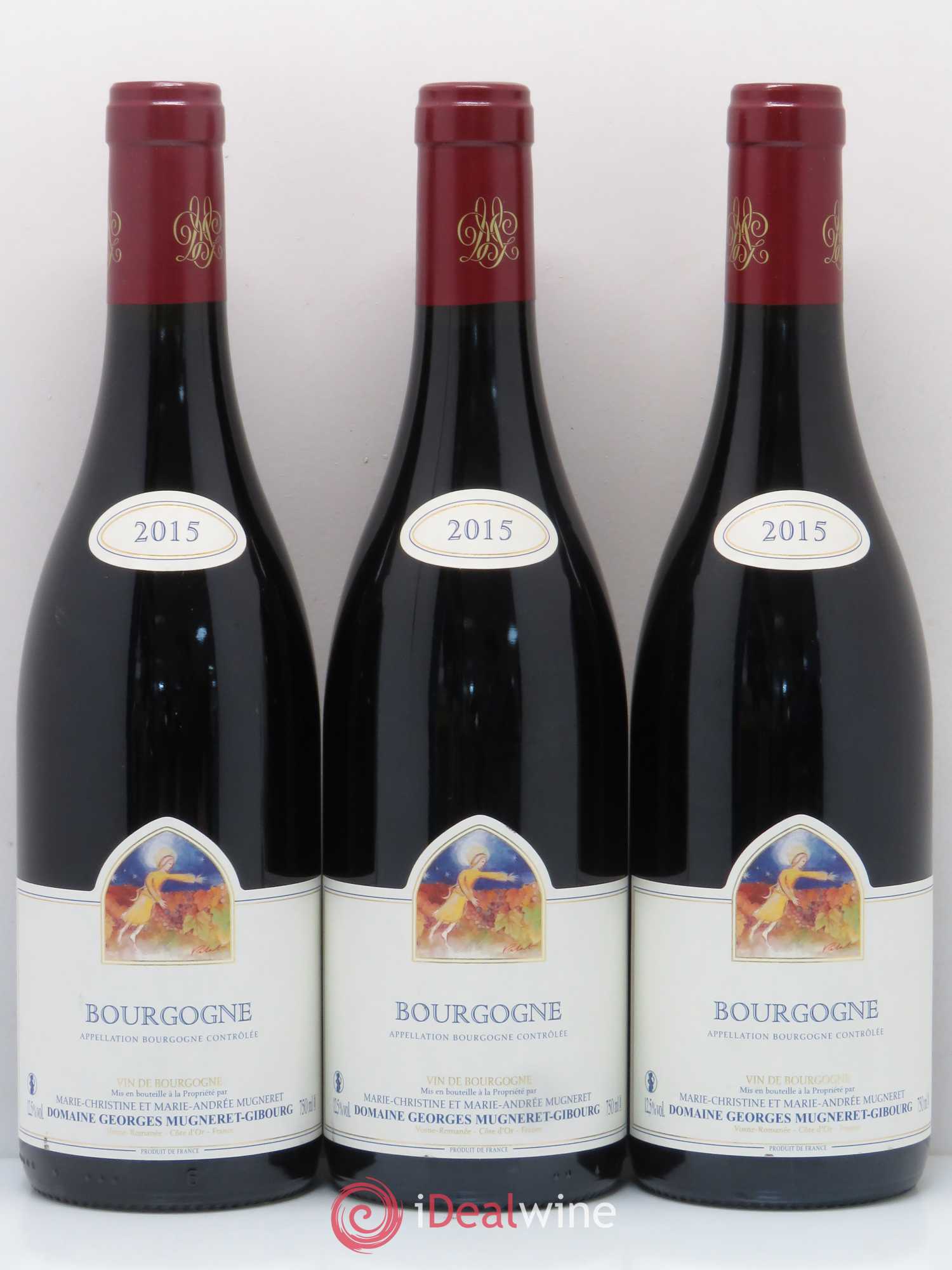 Bourgogne Mugneret-Gibourg (Domaine) 2015 - Lot de 3 bouteilles - 0
