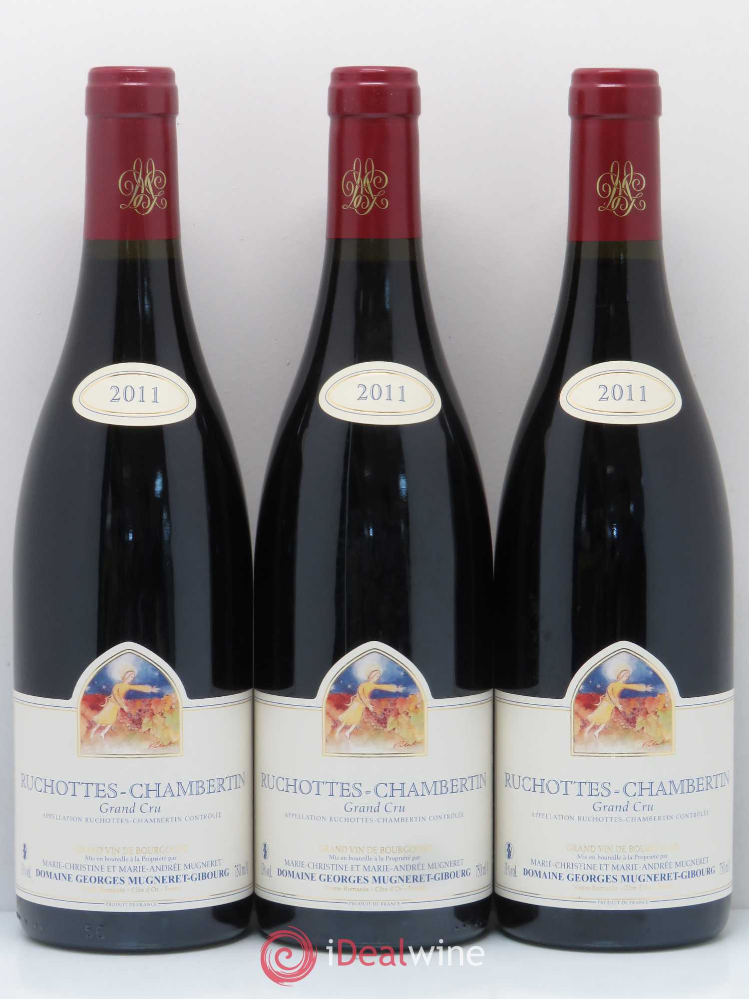 Ruchottes-Chambertin Grand Cru Mugneret-Gibourg (Domaine) 2011 - Lot de 3 bouteilles - 0