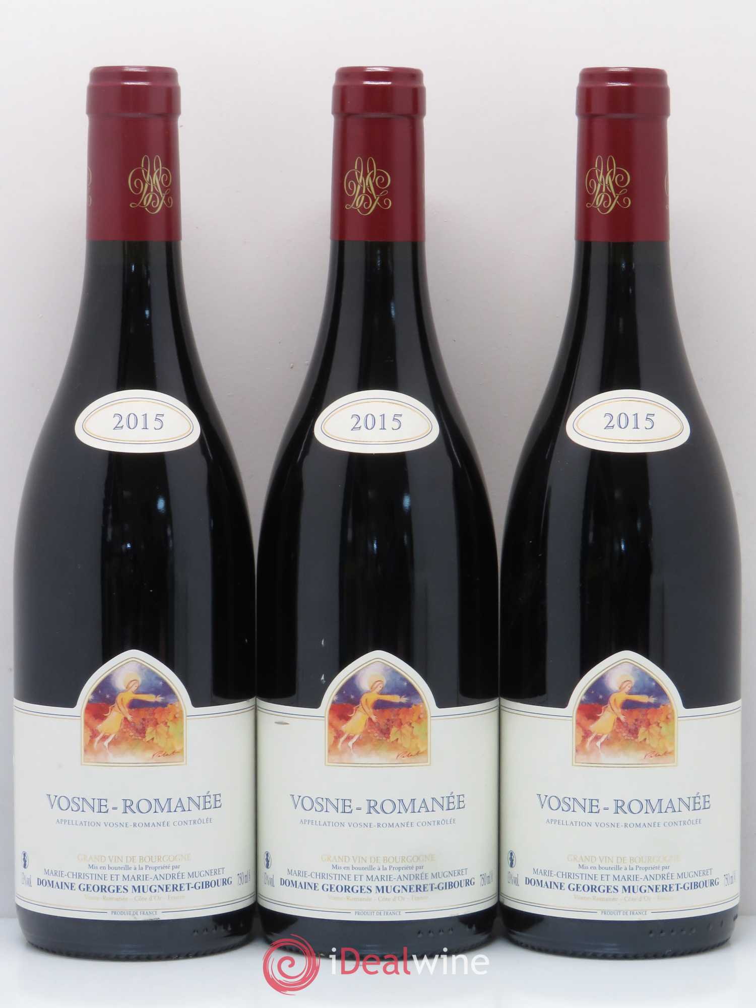 Vosne-Romanée Mugneret-Gibourg (Domaine) 2015 - Lot de 3 bouteilles - 0