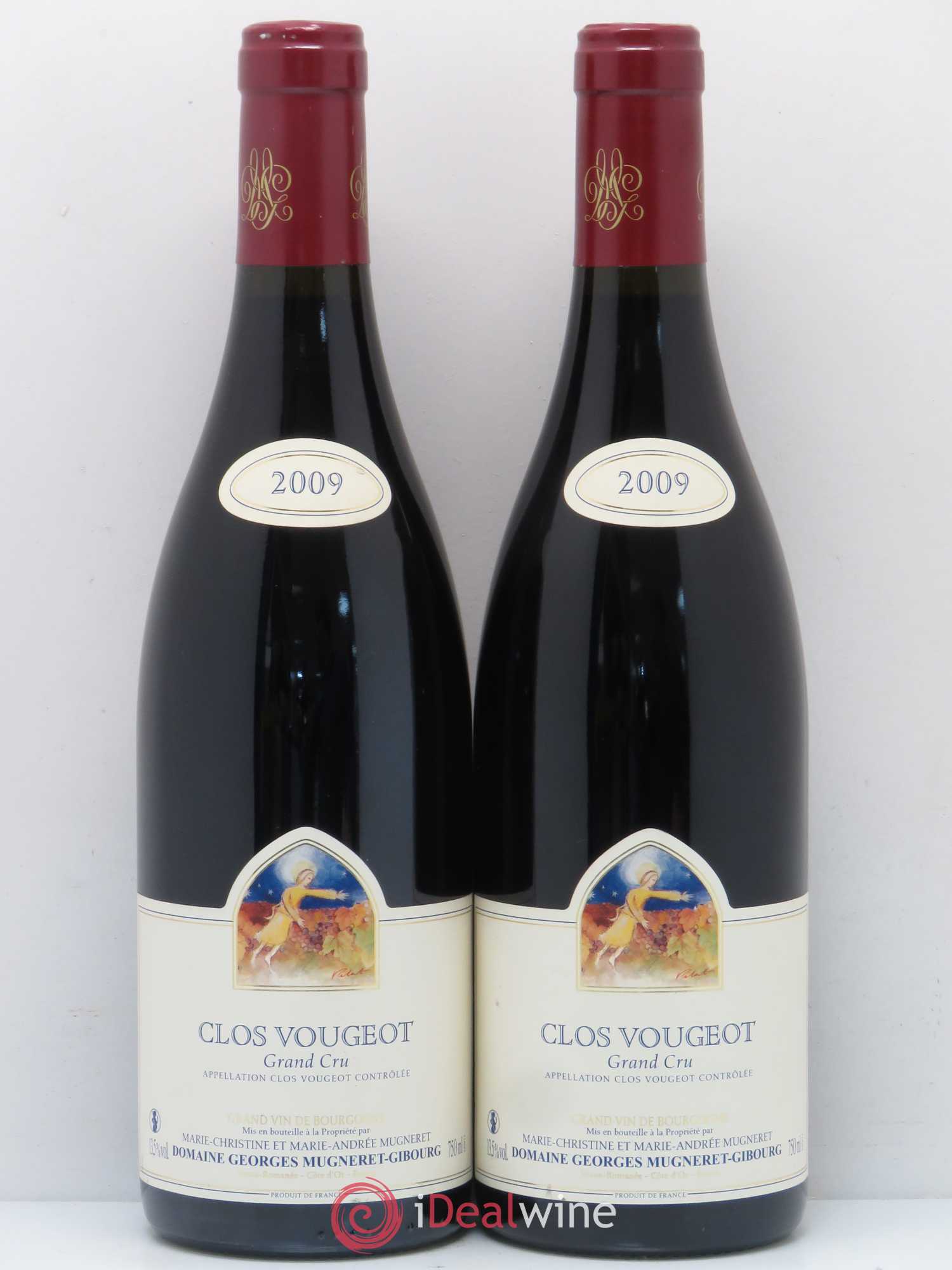 Clos de Vougeot Grand Cru Mugneret-Gibourg (Domaine) 2009 - Lot de 2 bouteilles - 0