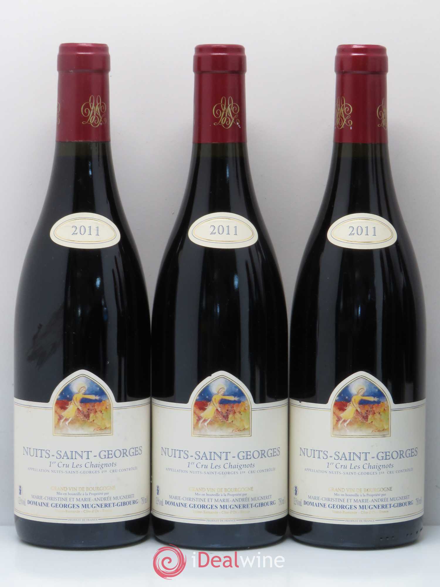 Nuits-Saint-Georges 1er Cru Les Chaignots Mugneret-Gibourg (Domaine) 2011 - Lot de 6 bouteilles - 1