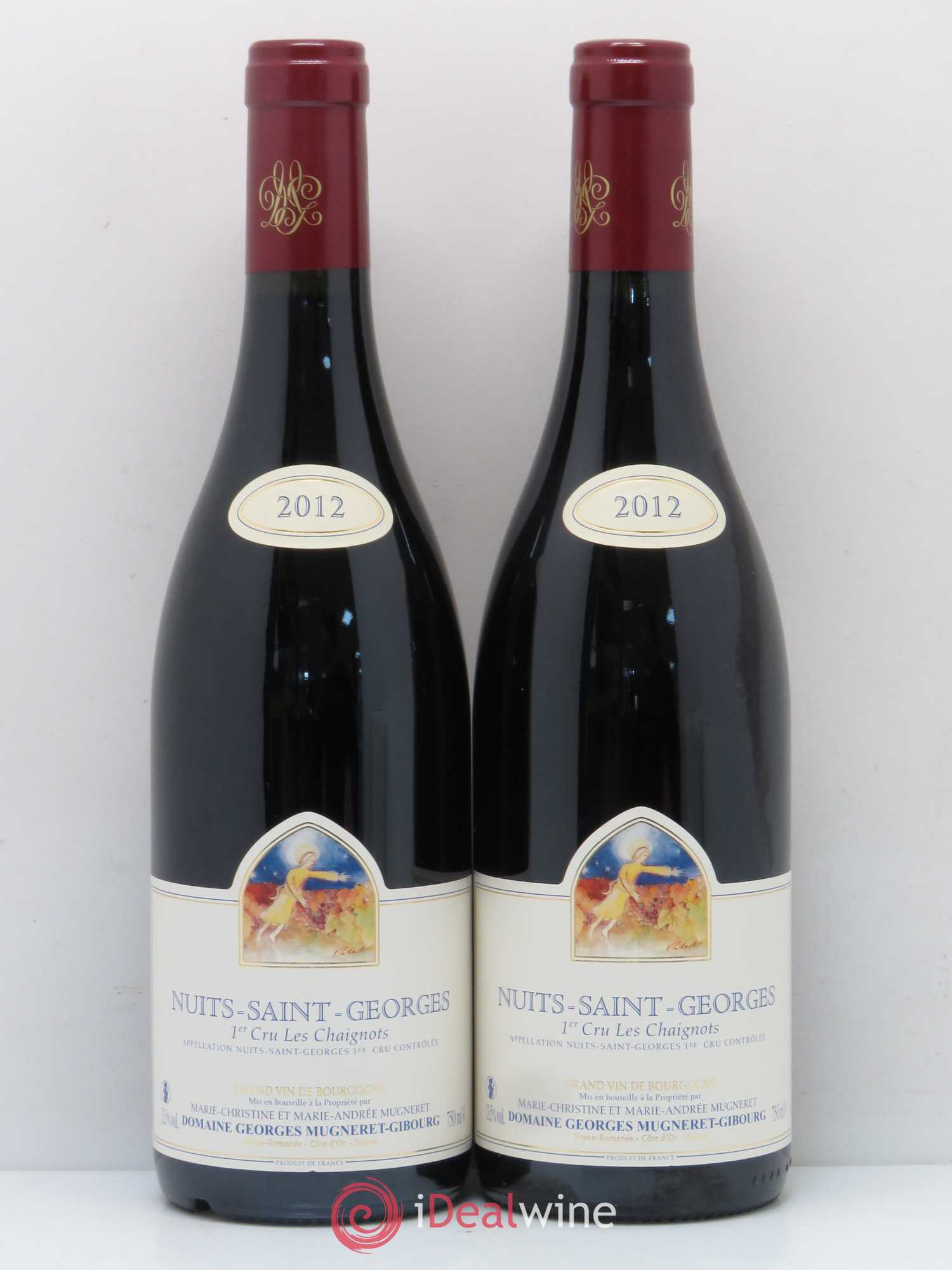 Nuits-Saint-Georges 1er Cru Les Chaignots Mugneret-Gibourg (Domaine) 2012 - Lot de 5 bouteilles - 2