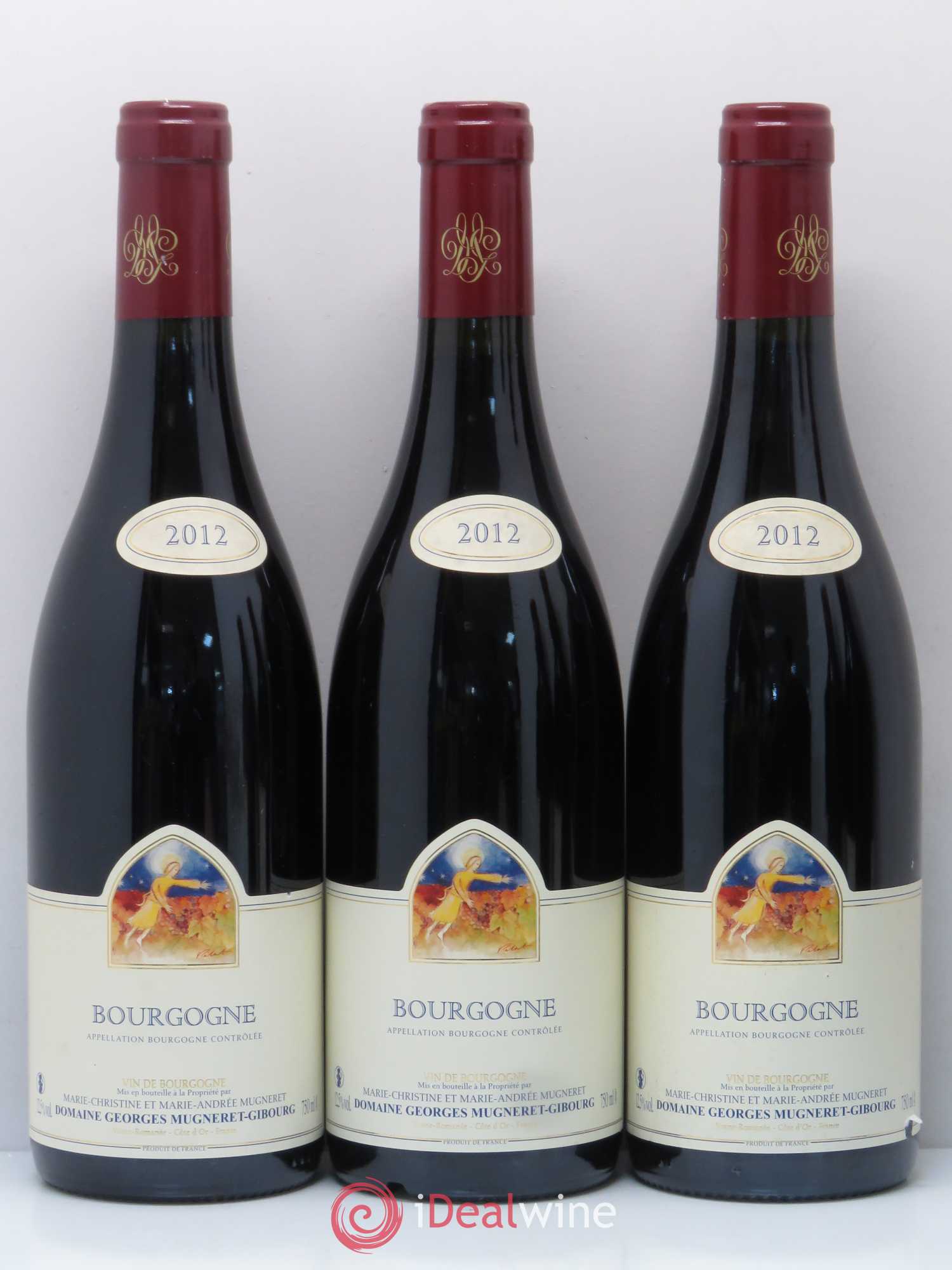 Bourgogne Mugneret-Gibourg (Domaine) 2012 - Lot de 5 bouteilles - 1