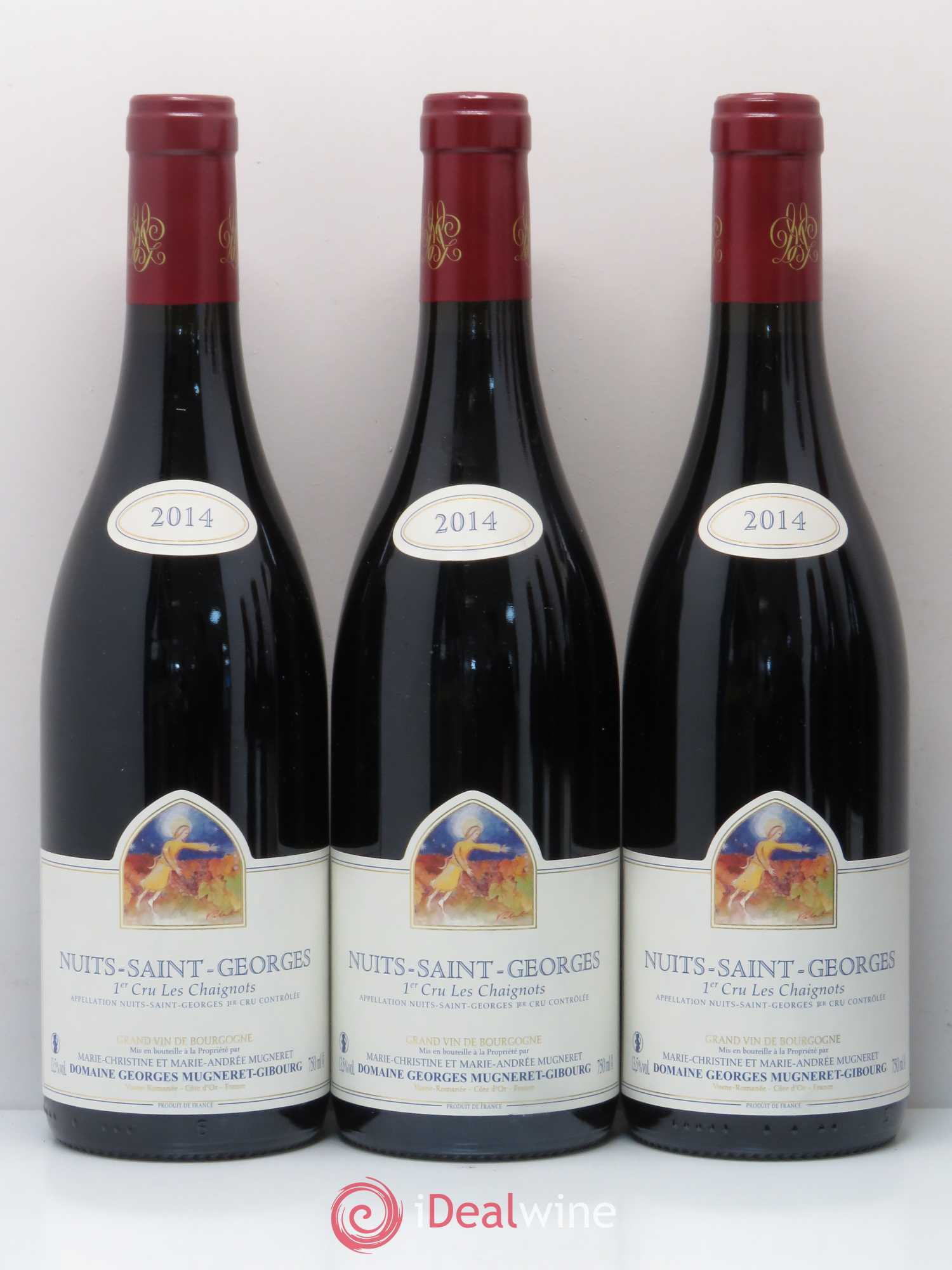 Nuits-Saint-Georges 1er Cru Les Chaignots Mugneret-Gibourg (Domaine) 2014 - Lot de 6 bouteilles - 1