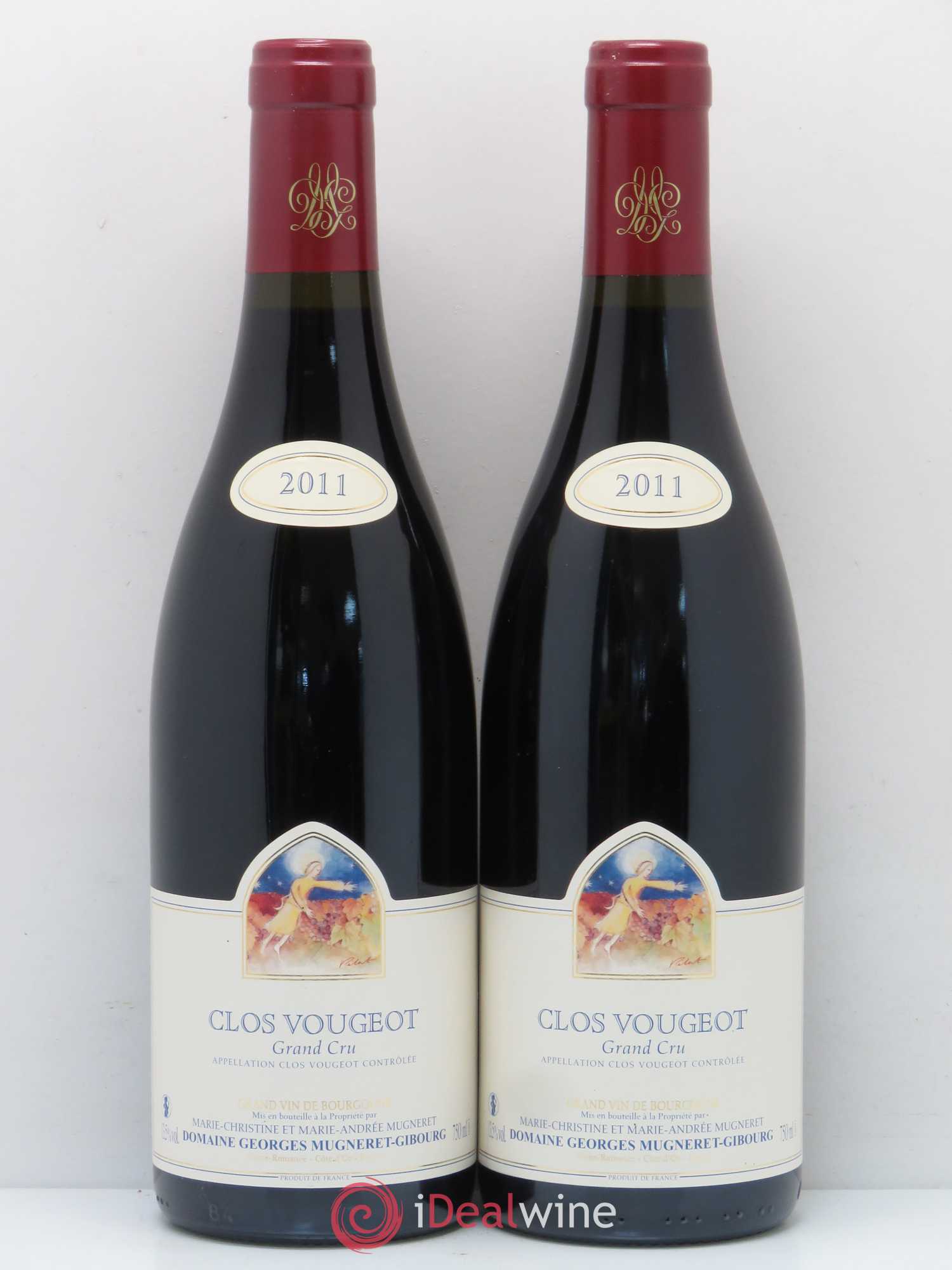 Clos de Vougeot Grand Cru Mugneret-Gibourg (Domaine) 2011 - Lot de 2 bouteilles - 0