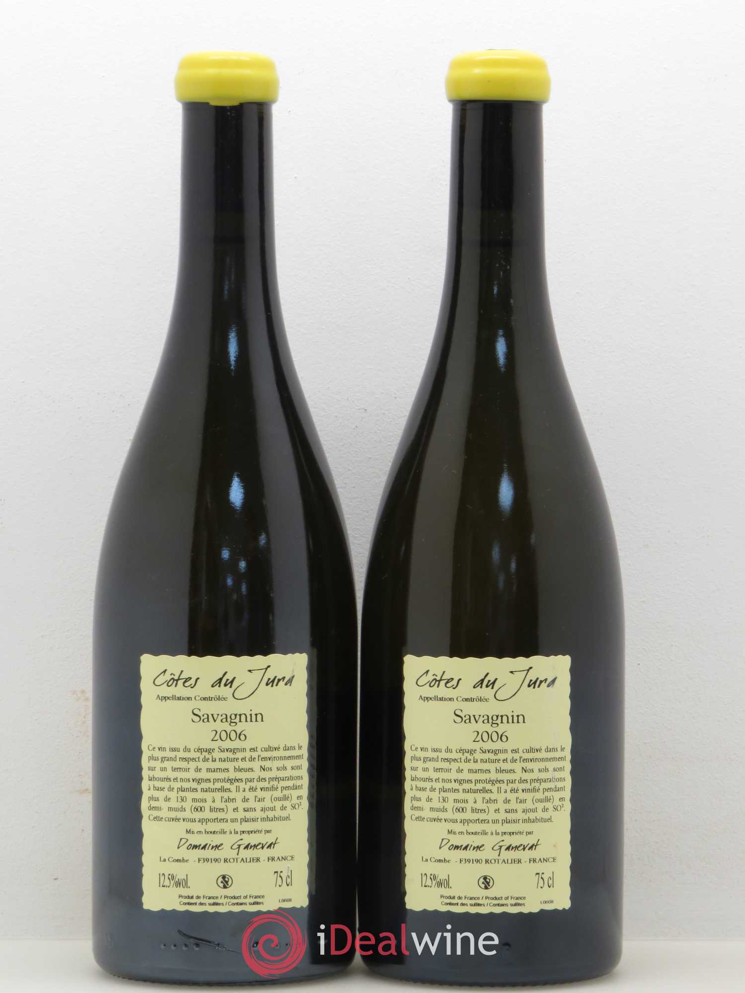 Côtes du Jura Les Vignes de mon Père Jean-François Ganevat (Domaine) 2006 - Lot de 2 bouteilles - 1