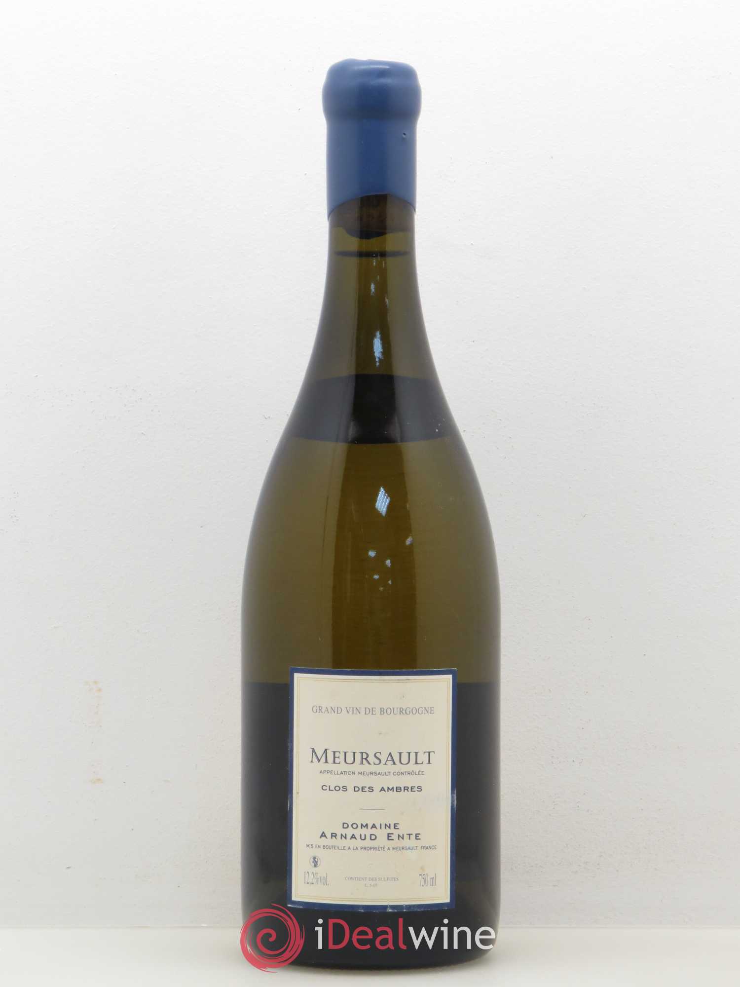 Meursault Clos des Ambres Arnaud Ente 2007 - Lot de 1 bouteille - 1