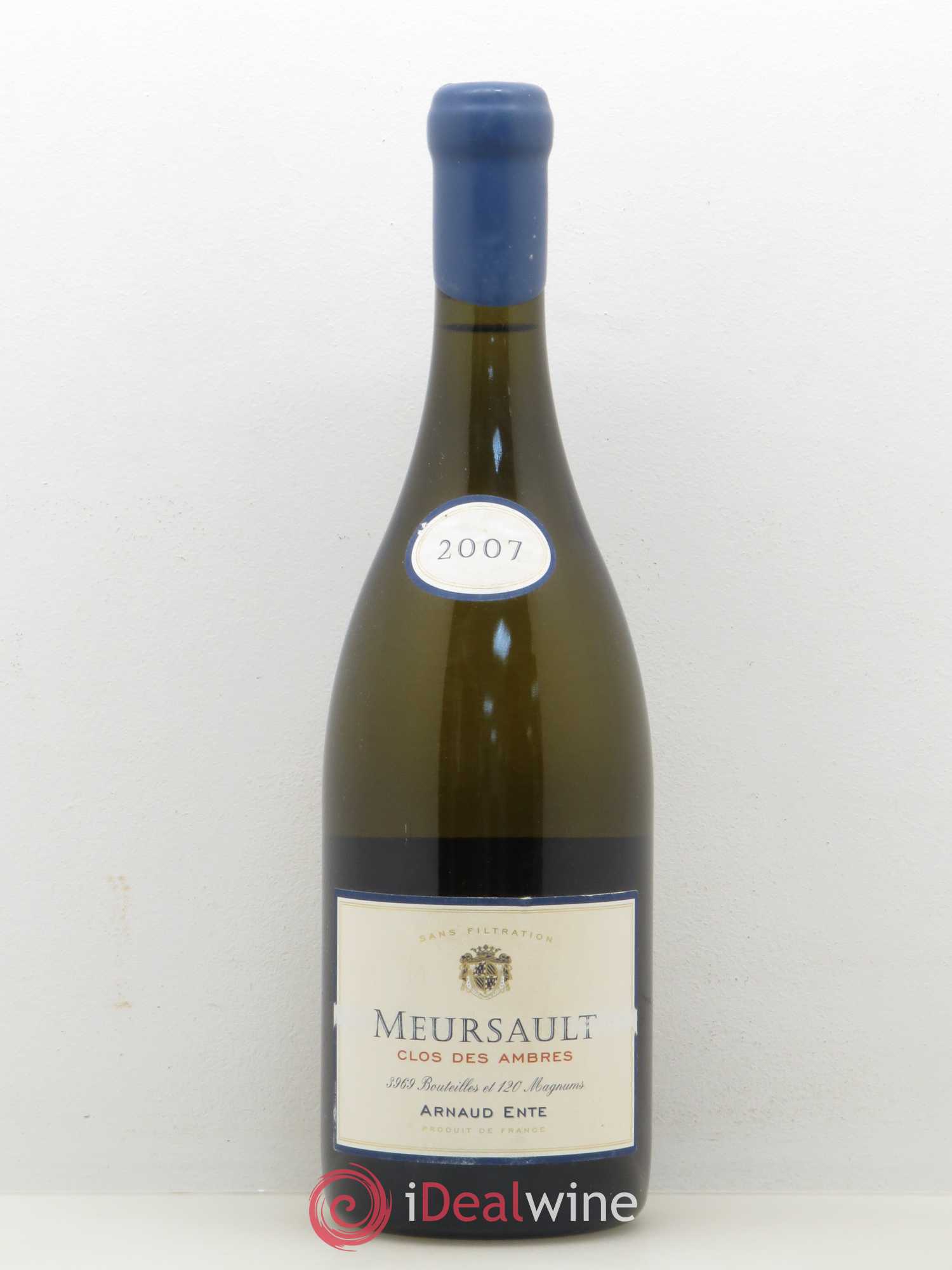 Meursault Clos des Ambres Arnaud Ente 2007 - Lot de 1 bouteille - 0