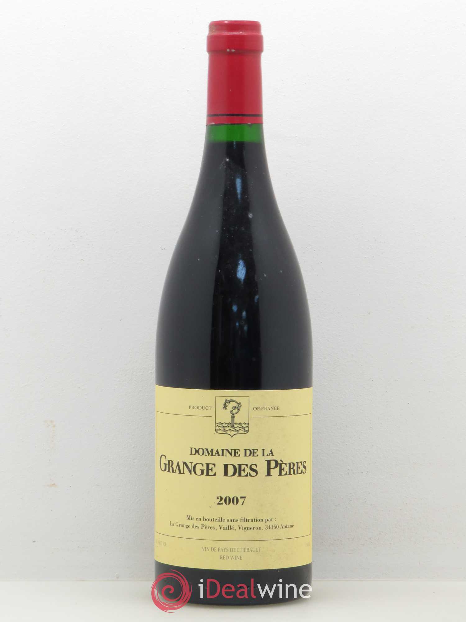 Pays d'Hérault Grange des Pères Laurent Vaillé 2007 - Lot de 1 bouteille - 0