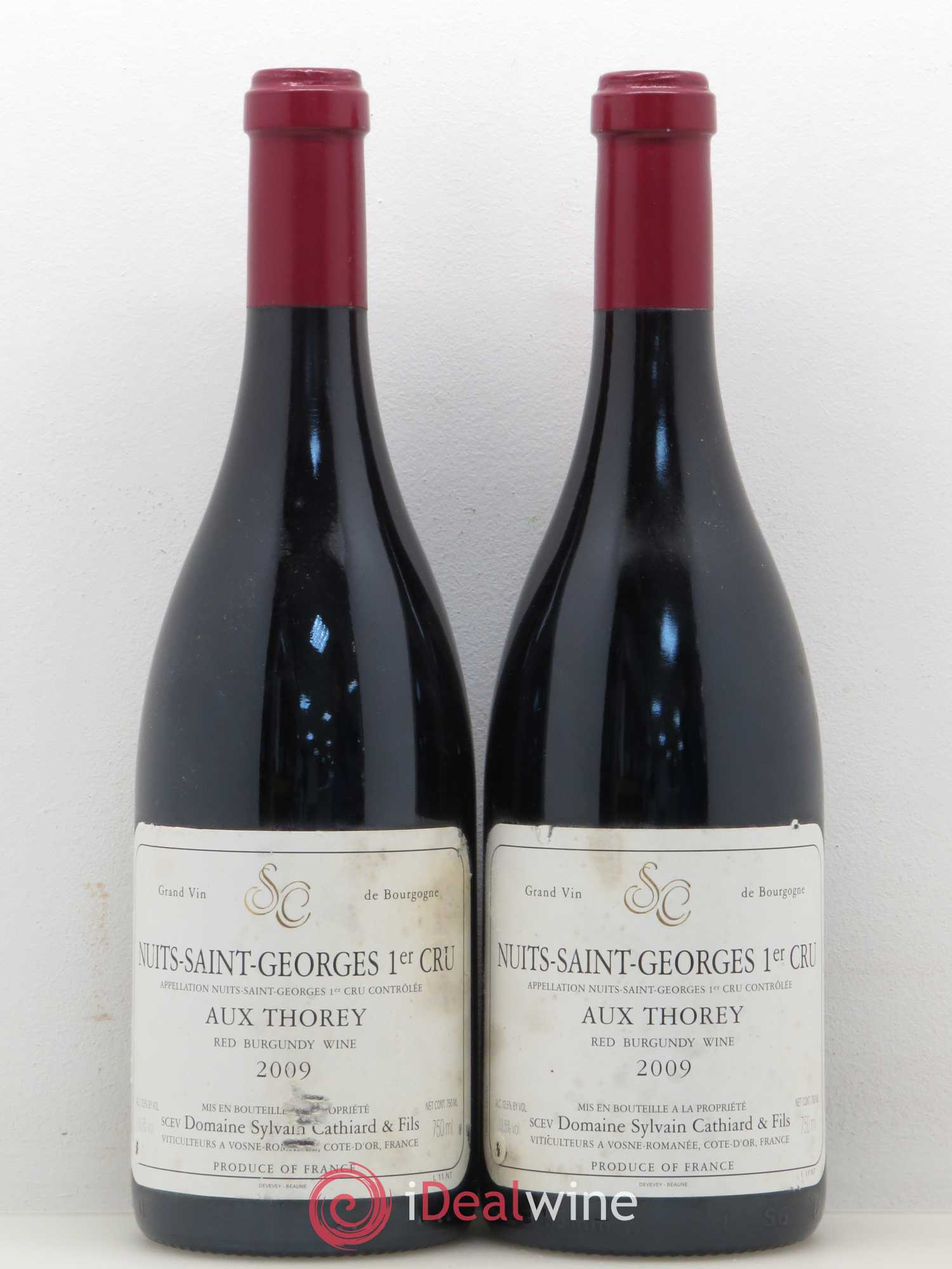 Nuits-Saint-Georges 1er Cru Aux Thorey Sylvain Cathiard & Fils 2009 - Lot de 2 bouteilles - 0