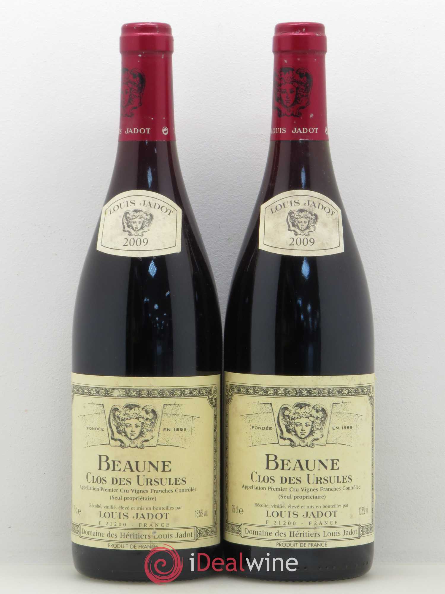 Beaune 1er Cru Clos des Ursules Maison Louis Jadot 2009 - Lot de 2 bouteilles - 0