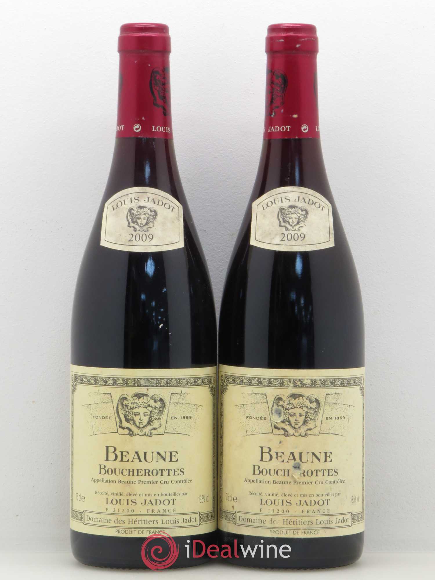 Beaune 1er Cru Boucherottes Maison Louis Jadot 2009 - Lot de 2 bouteilles - 0