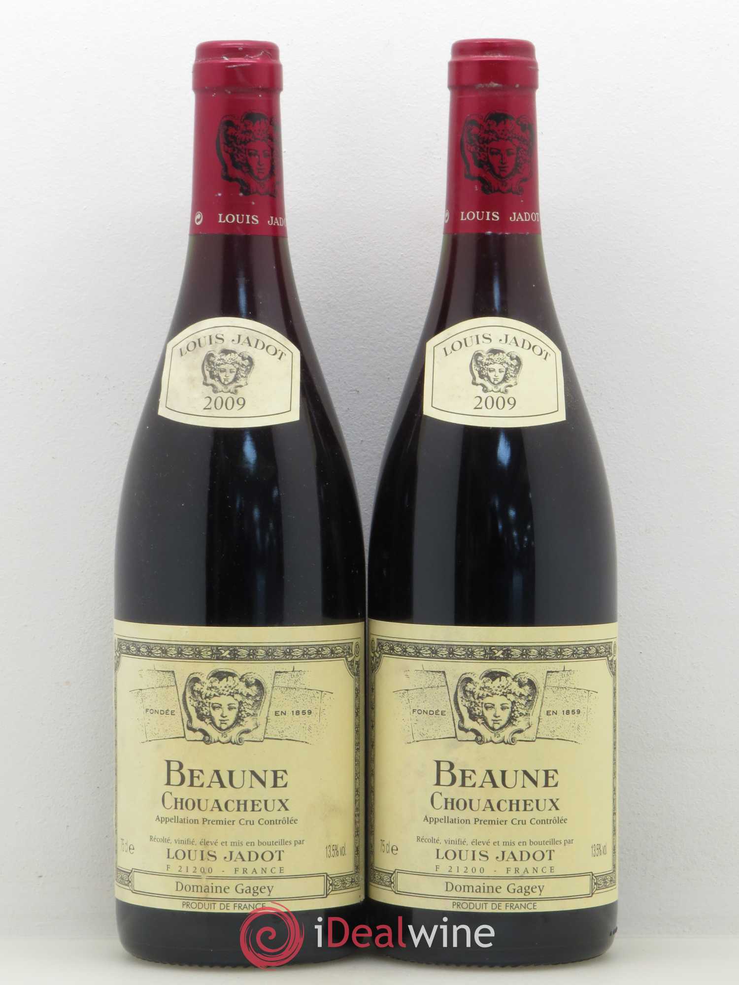 Beaune 1er Cru Chouacheux Domaine Gagey - Louis Jadot 2009 - Lot de 2 bouteilles - 0