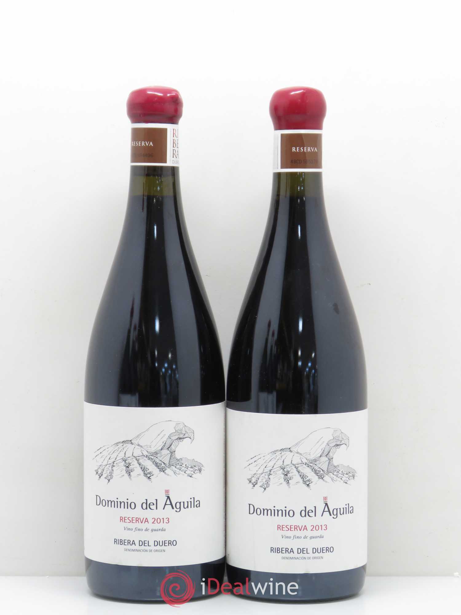 Ribera Del Duero DO Dominio Del Aguila Reserva 2013 - Lot de 5 bouteilles - 2