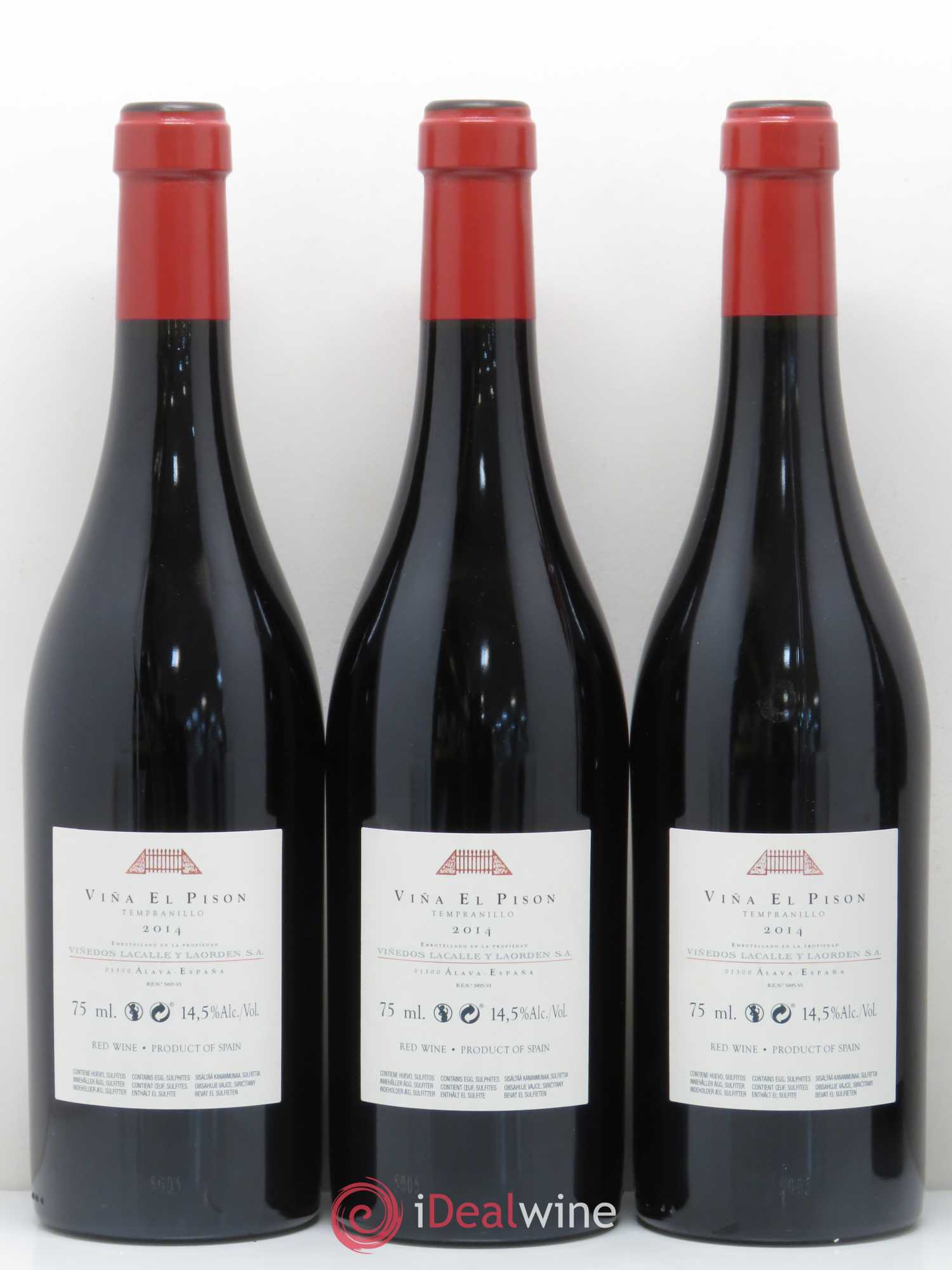 Rioja DOCA Vina El Pison Artadi 2014 - Posten von 3 Flaschen - 1