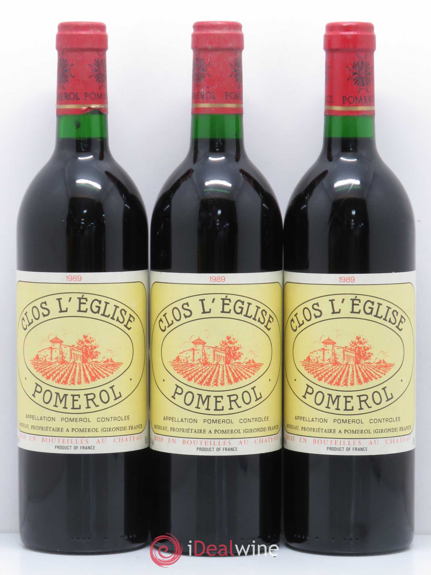 Clos l'Eglise 1989 - Lot de 3 bouteilles - 0