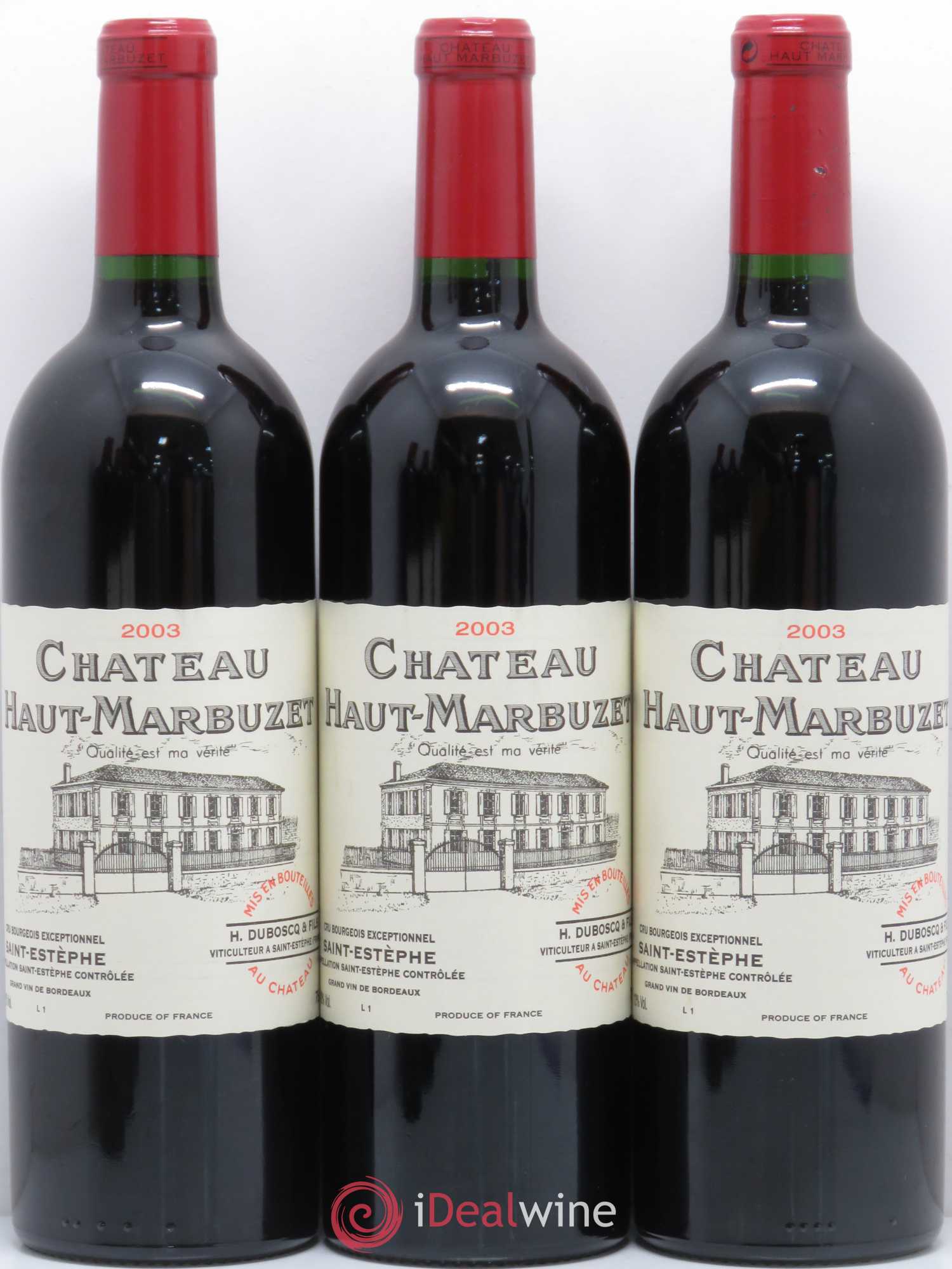 Château Haut Marbuzet 2003 - Lot de 12 bouteilles - 4