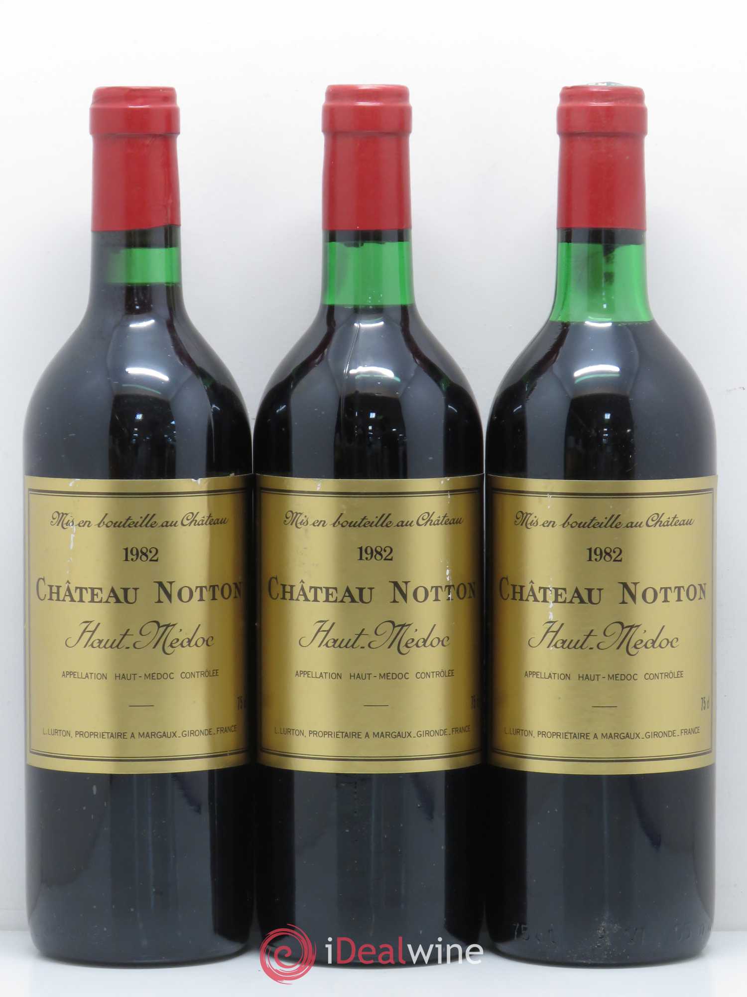 Bordeaux Château Notton 1982 - Lot de 6 bouteilles - 2