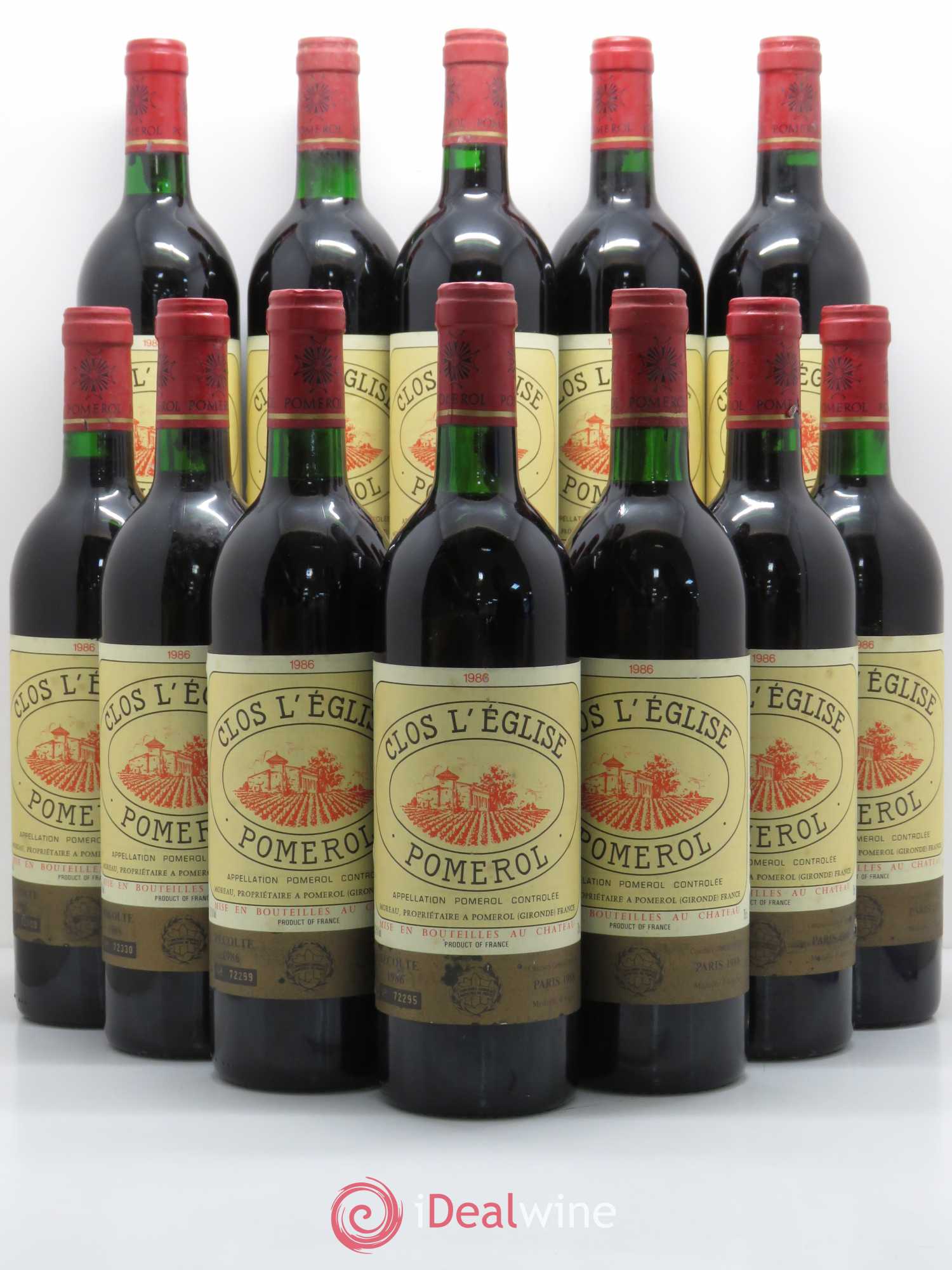 Clos l'Eglise 1986 - Lot de 12 bouteilles - 0