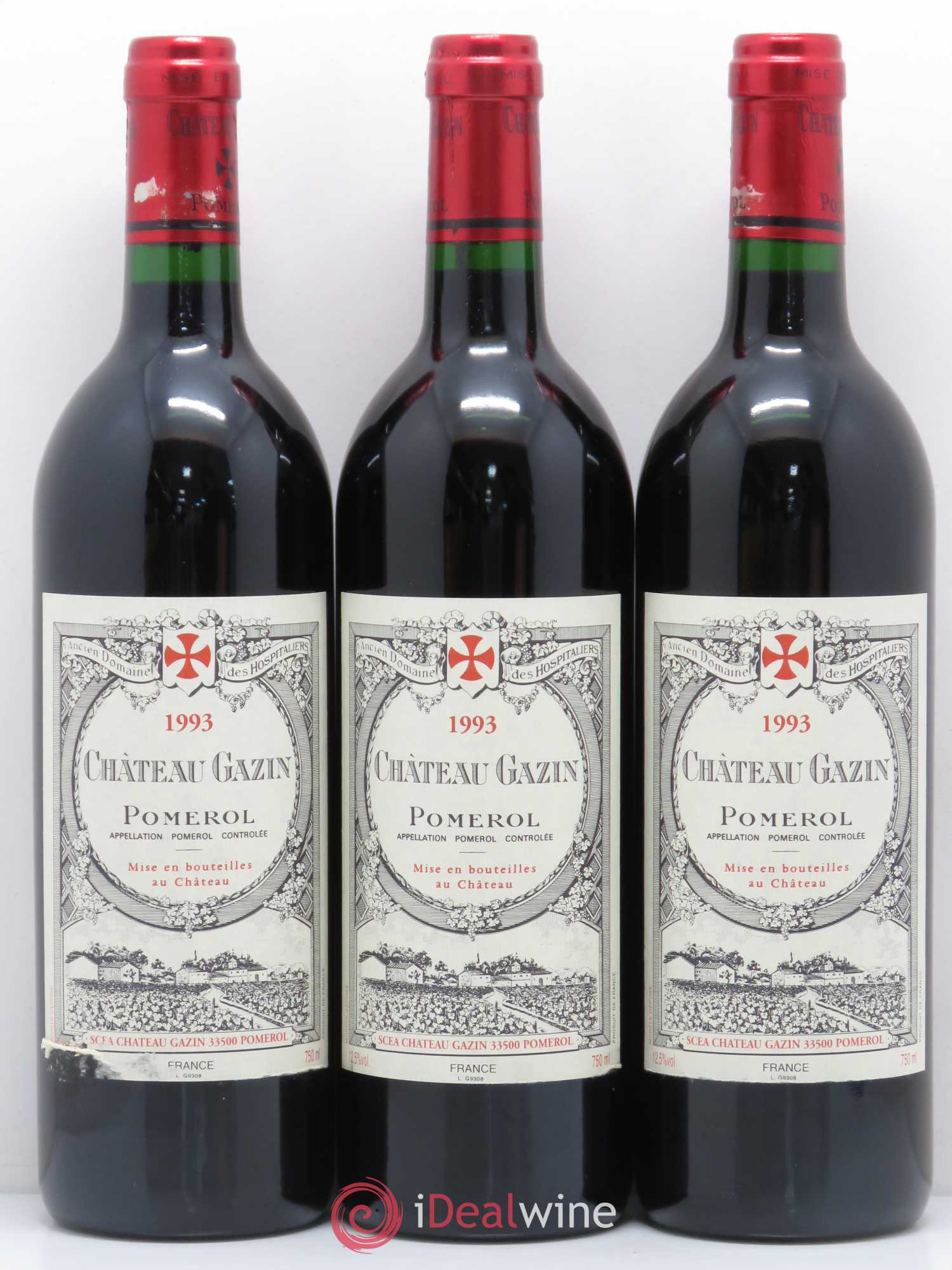Château Gazin 1993 - Lot de 6 bouteilles - 2