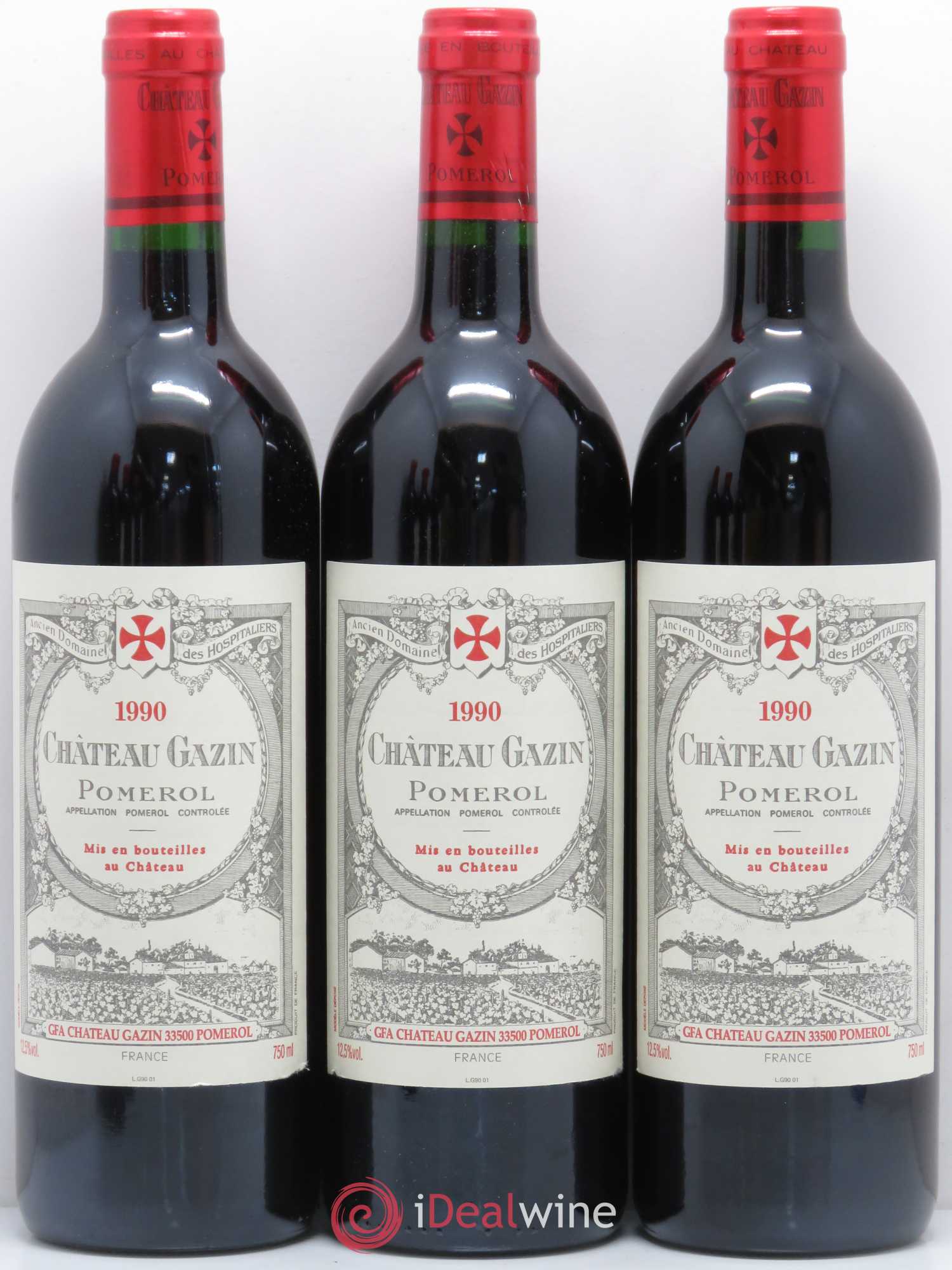 Château Gazin 1990 - Lot de 6 bouteilles - 1