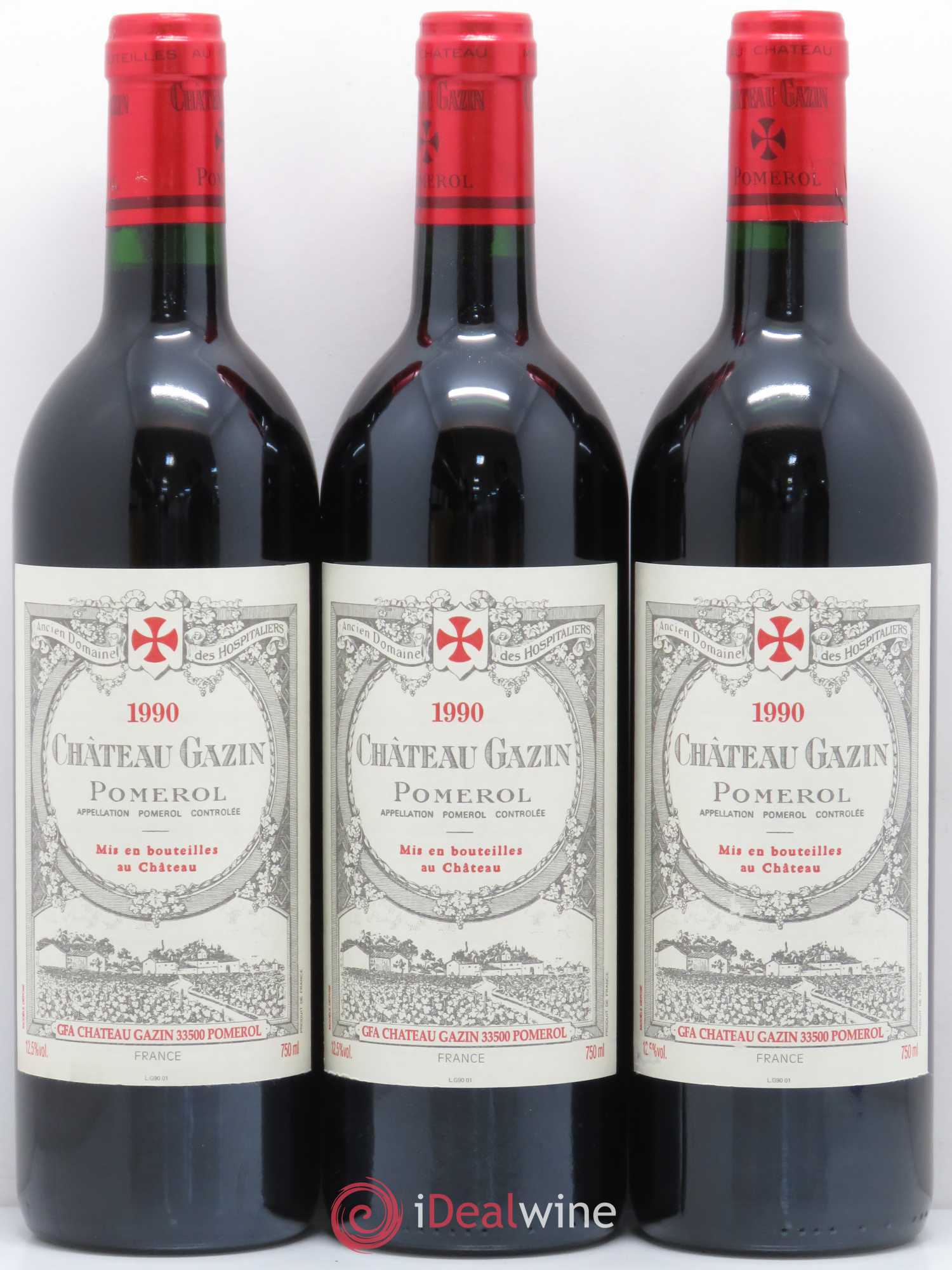 Château Gazin 1990 - Lot de 6 bouteilles - 2