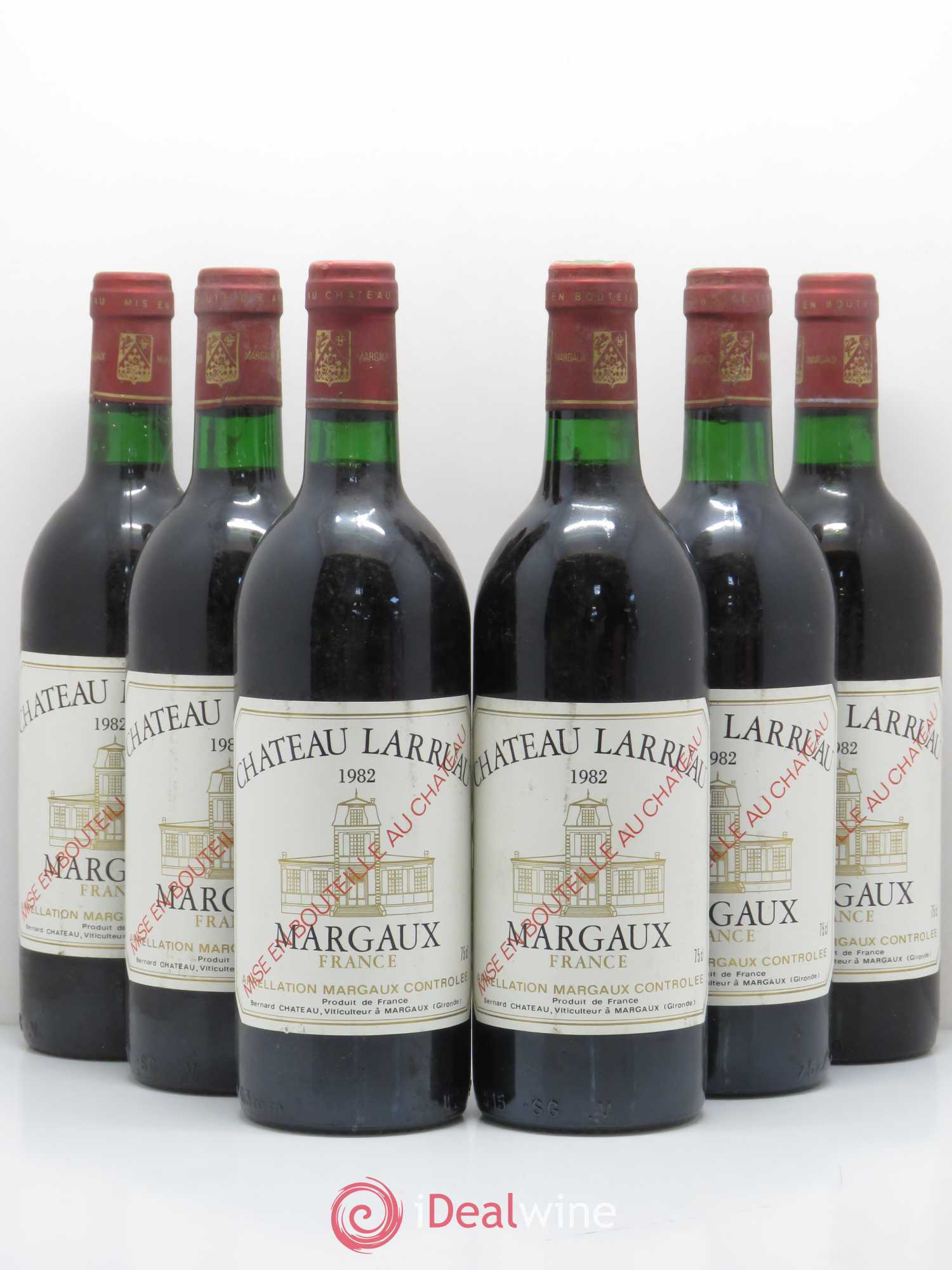 Château Larruau 1982 - Lot de 6 bouteilles - 0