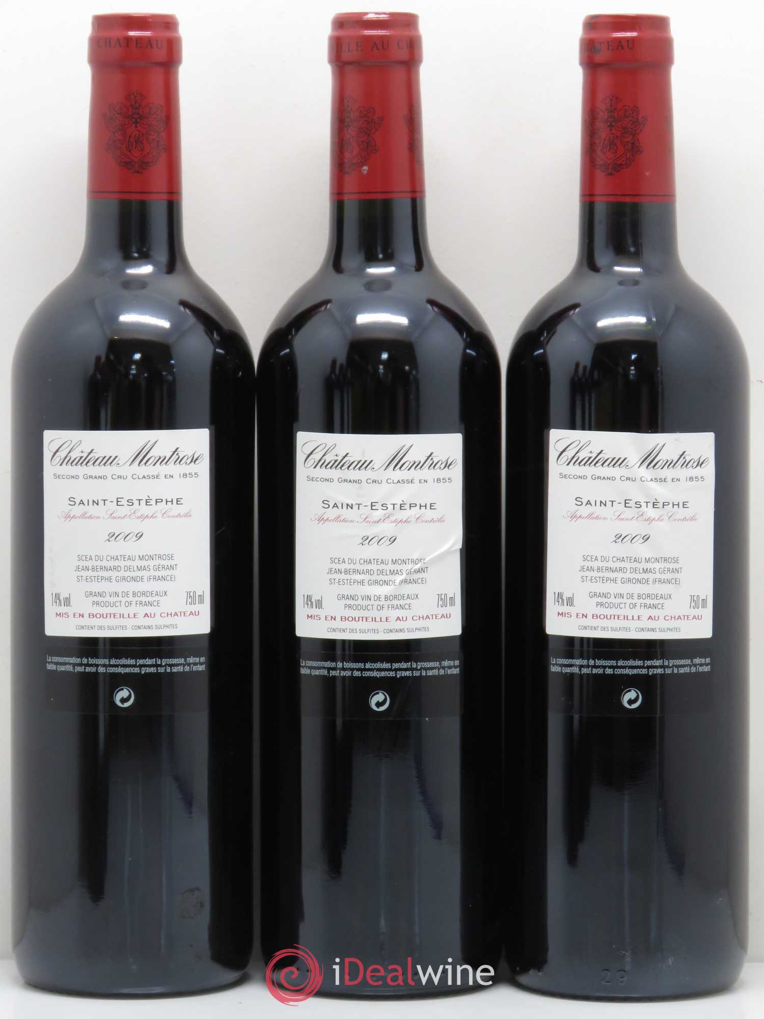 Château Montrose 2ème Grand Cru Classé 2009 - Lot de 12 bouteilles - 2