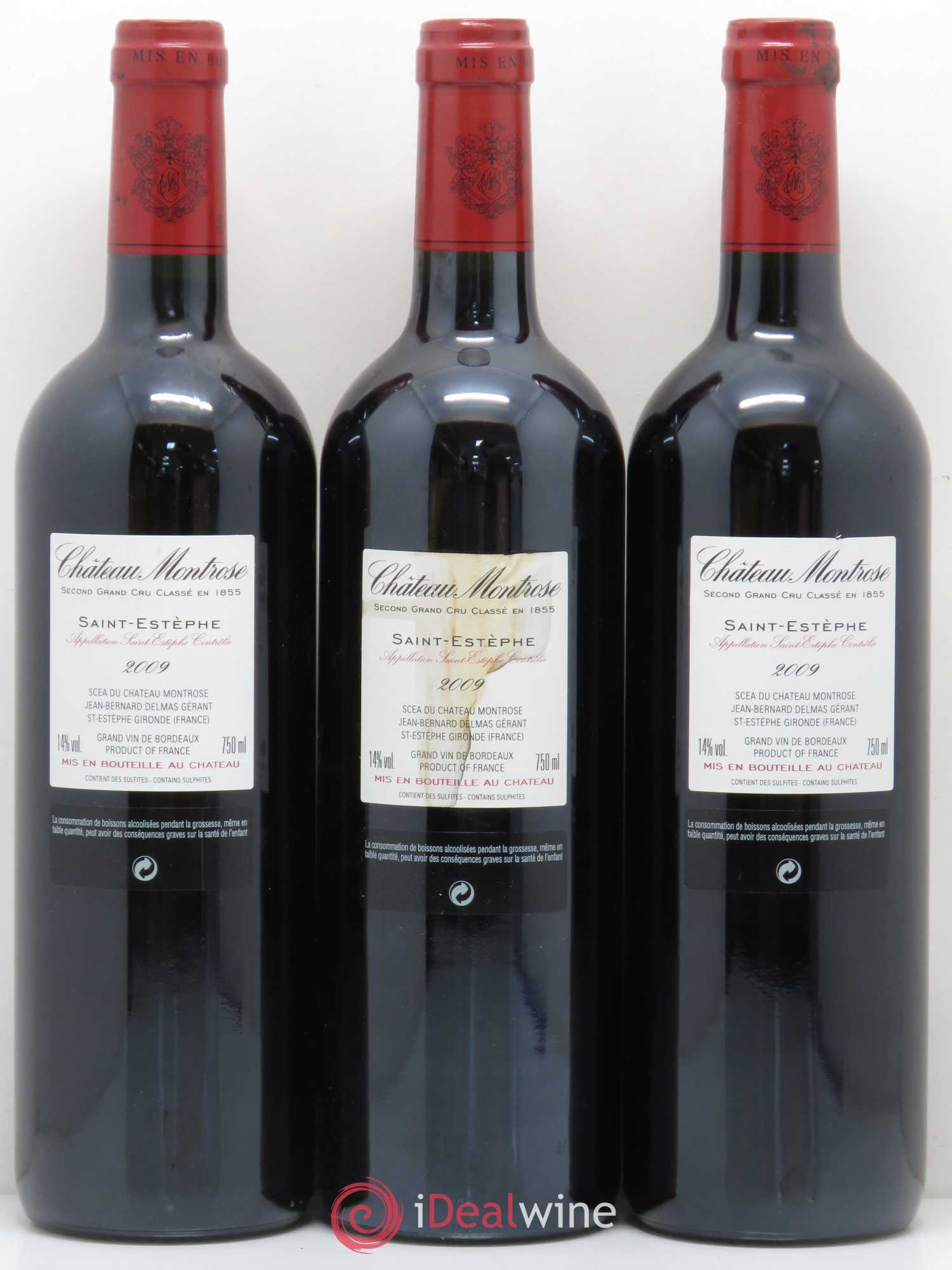 Château Montrose 2ème Grand Cru Classé 2009 - Lot de 12 bouteilles - 8