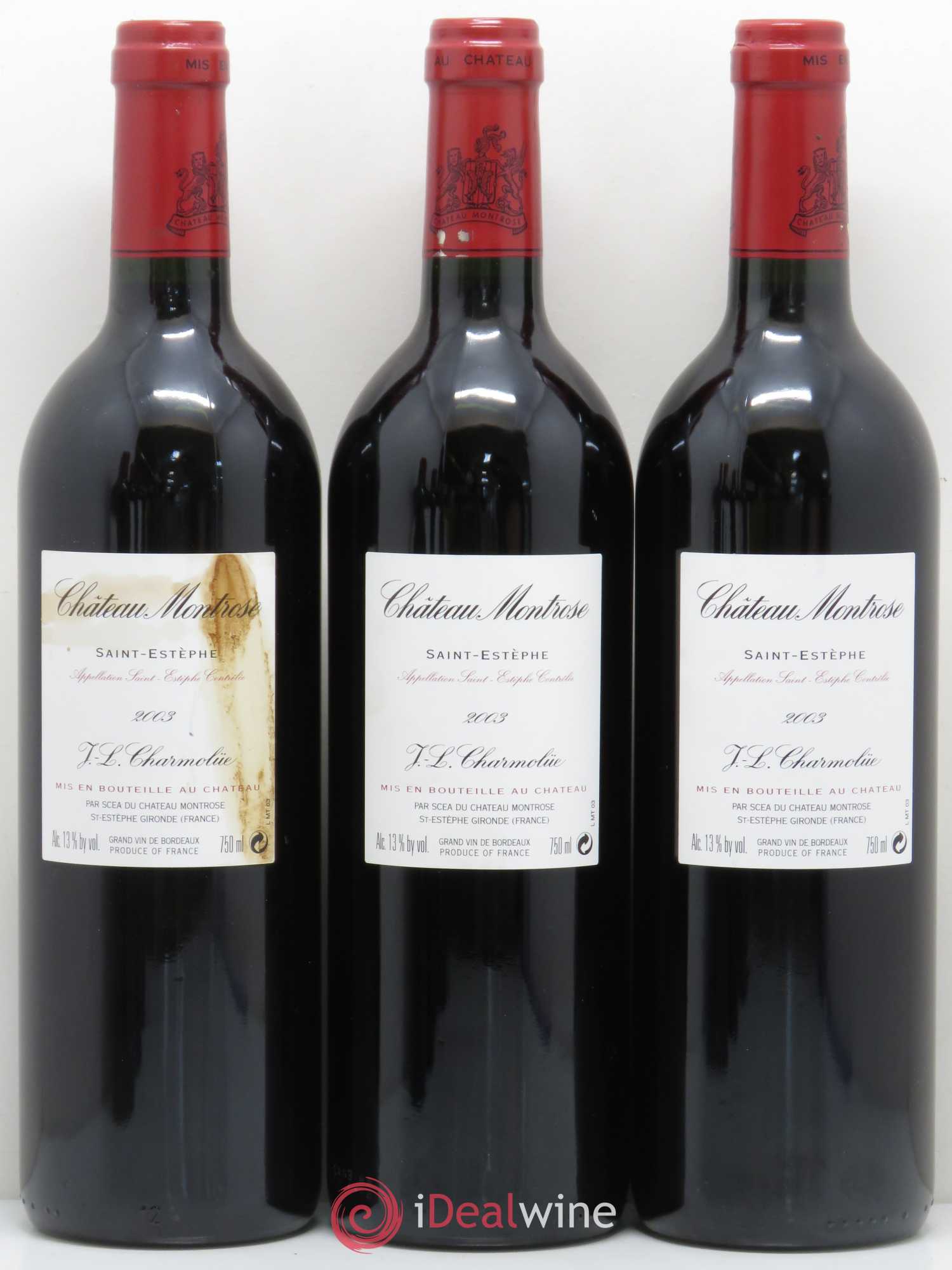 Château Montrose 2ème Grand Cru Classé 2003 - Lot de 12 bouteilles - 2
