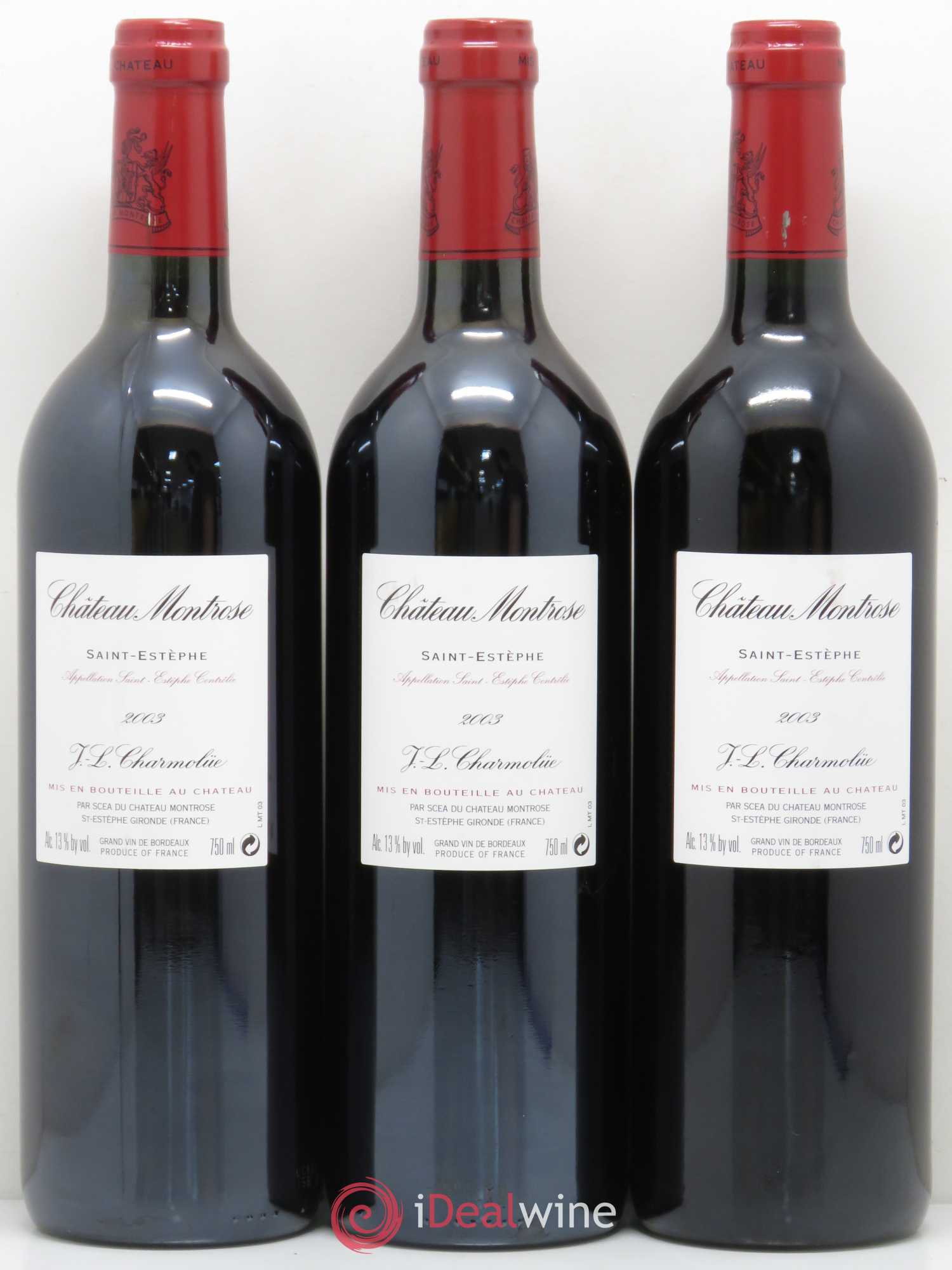 Château Montrose 2ème Grand Cru Classé 2003 - Lot de 12 bouteilles - 4