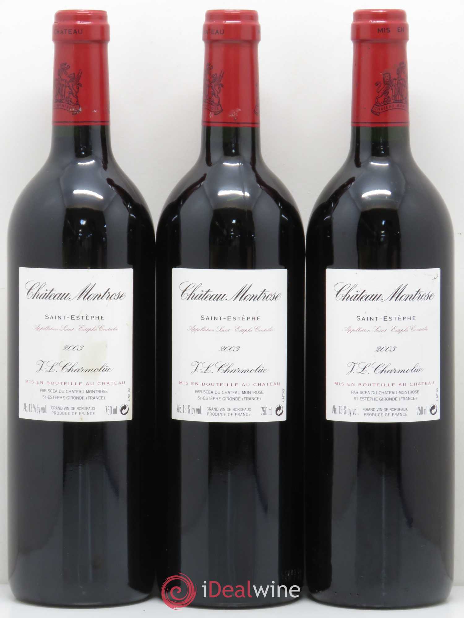 Château Montrose 2ème Grand Cru Classé 2003 - Lot de 12 bouteilles - 8