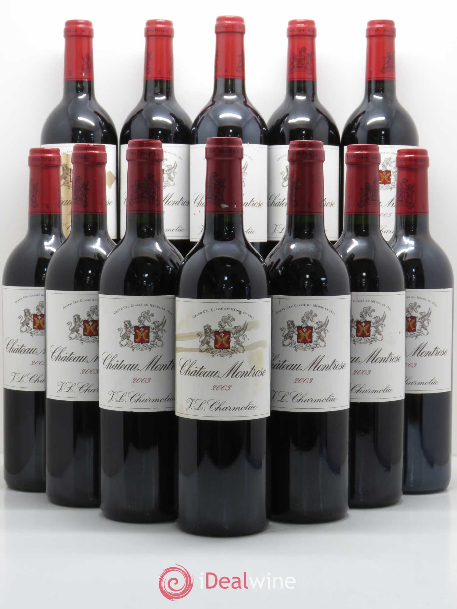 Château Montrose 2ème Grand Cru Classé 2003 - Lot de 12 bouteilles - 0
