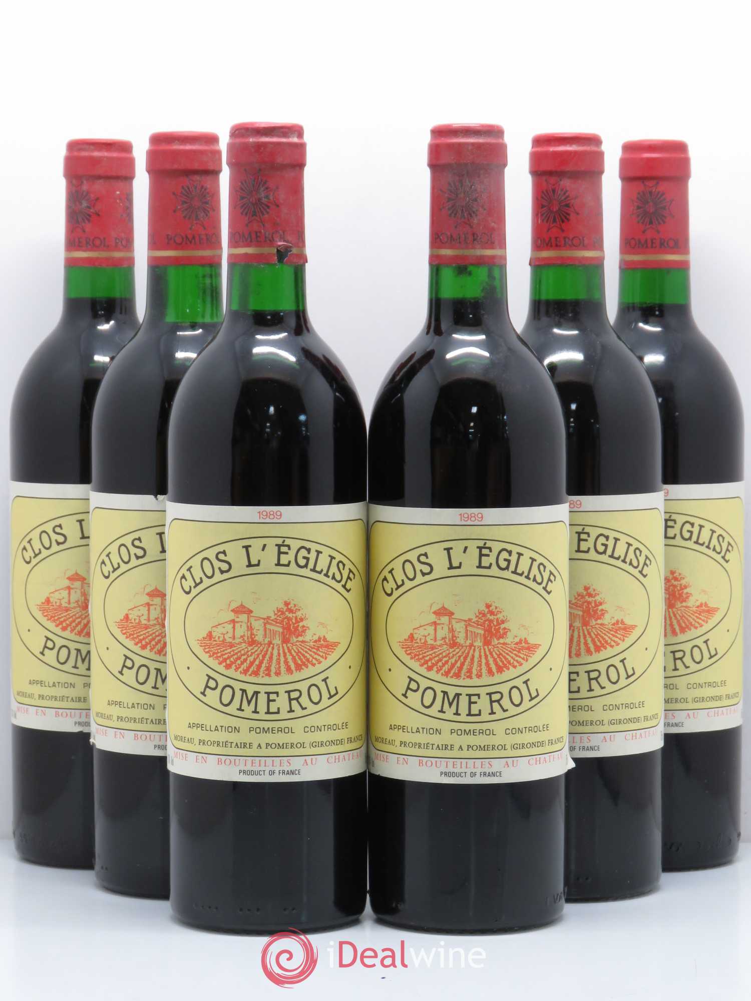 Clos l'Eglise 1989 - Lot de 6 bouteilles - 0