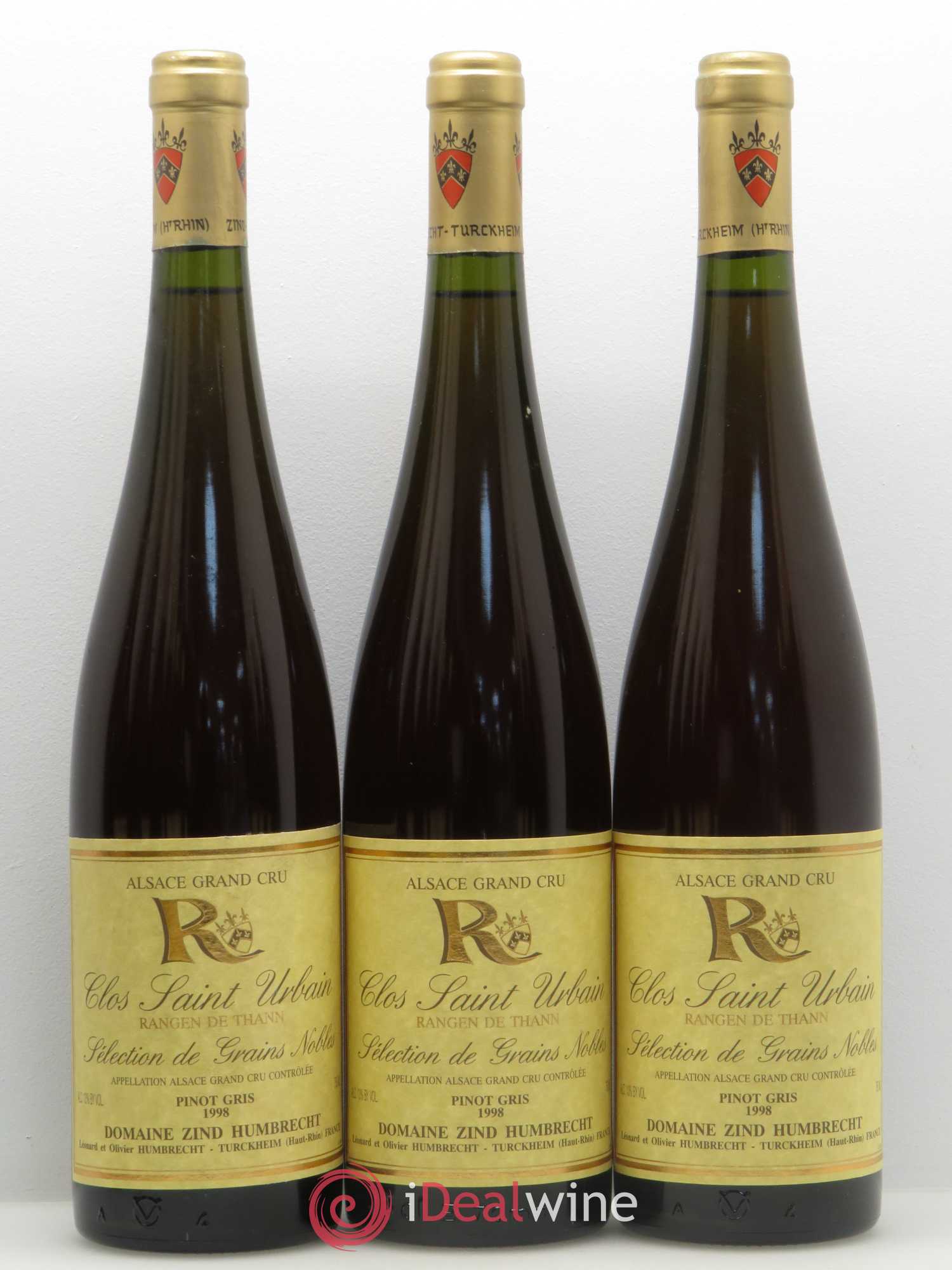 Pinot Gris (Tokay) Sélection de Grains Nobles Clos Saint Urbain Zind Humbrecht 1998 - Lotto di 12 bottiglie - 3